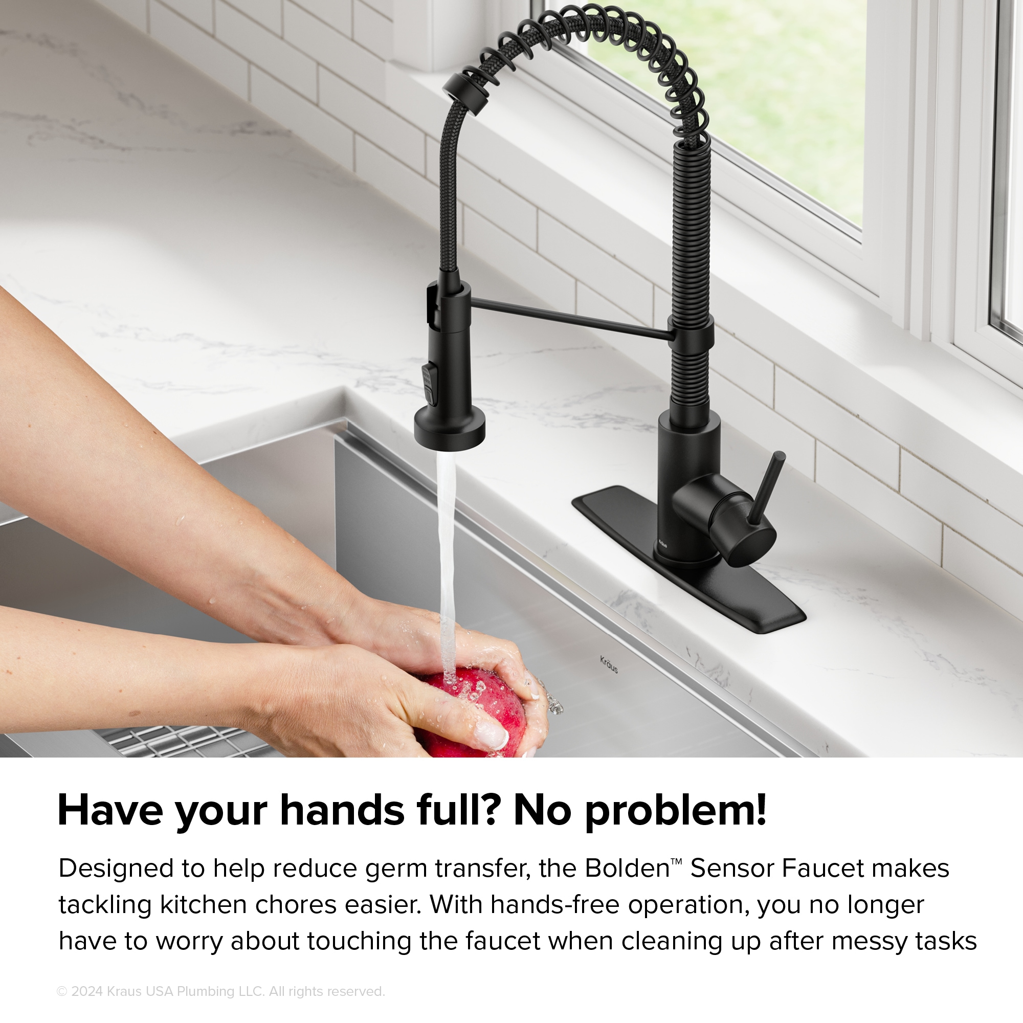 Kraus KSF-1610MB-DP02-C Kitchen-Faucets - View #2