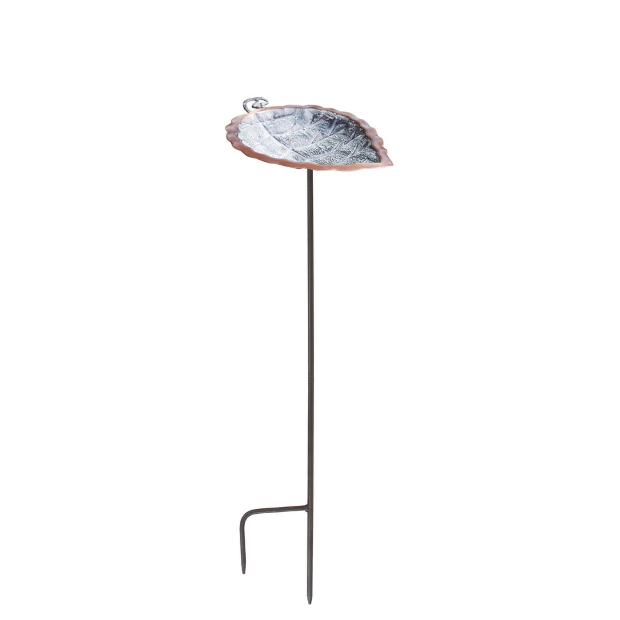 ACHLA Designs 38-in H Antique Brass Plated Metal Complete birdbath