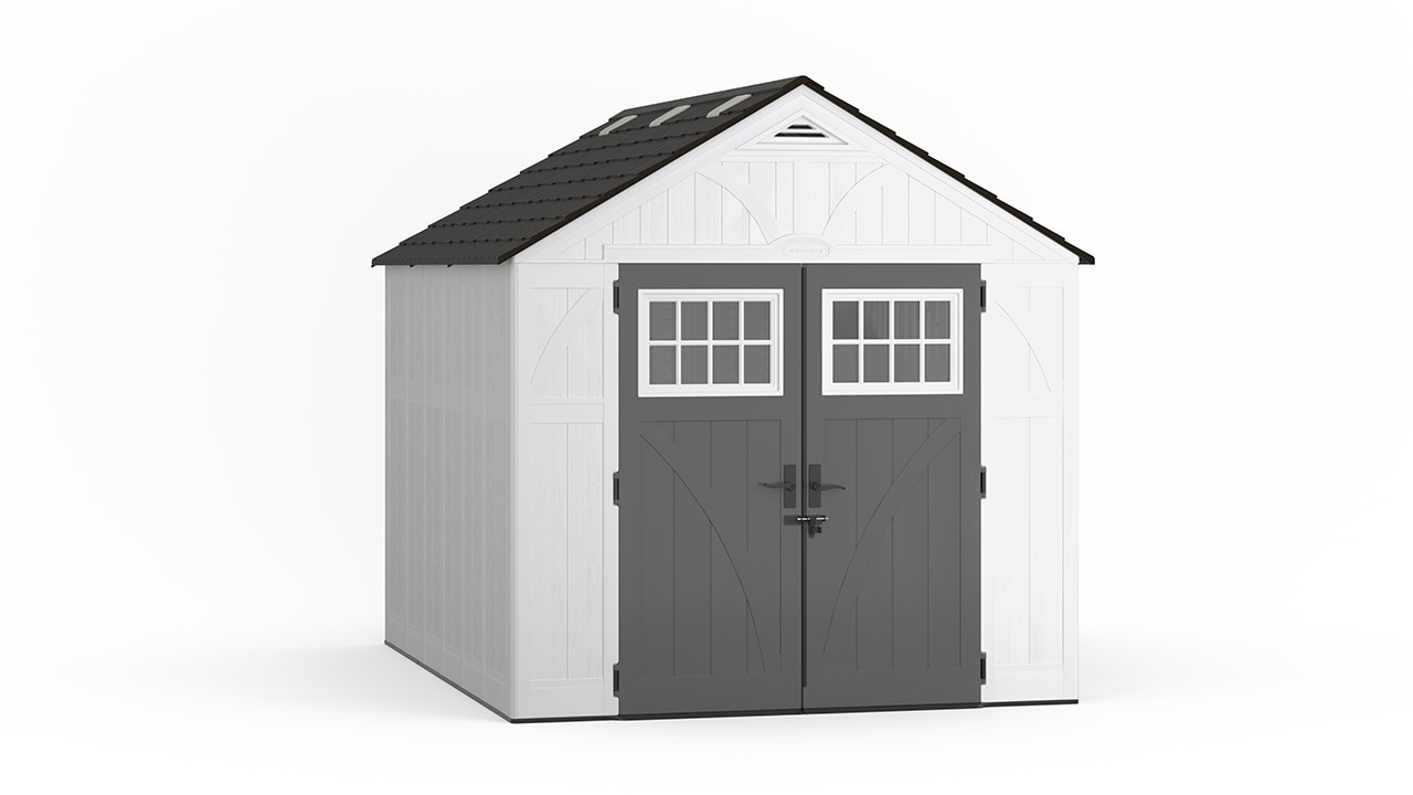 Suncast 7-ft X 4-ft Vista Resin Storage Shed (Floor, 43% OFF