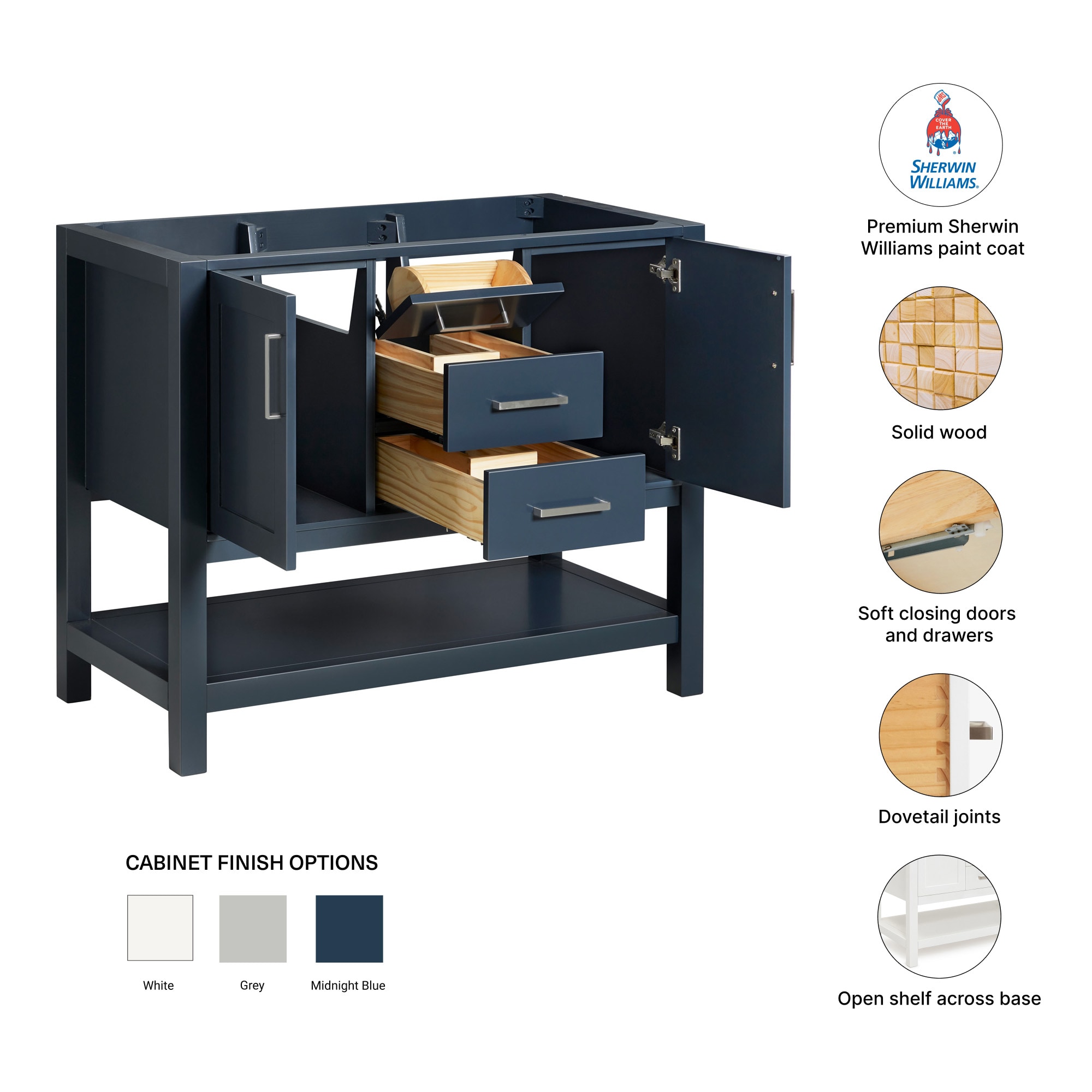 ARIEL R042S-BC-MNB vanities - View #4