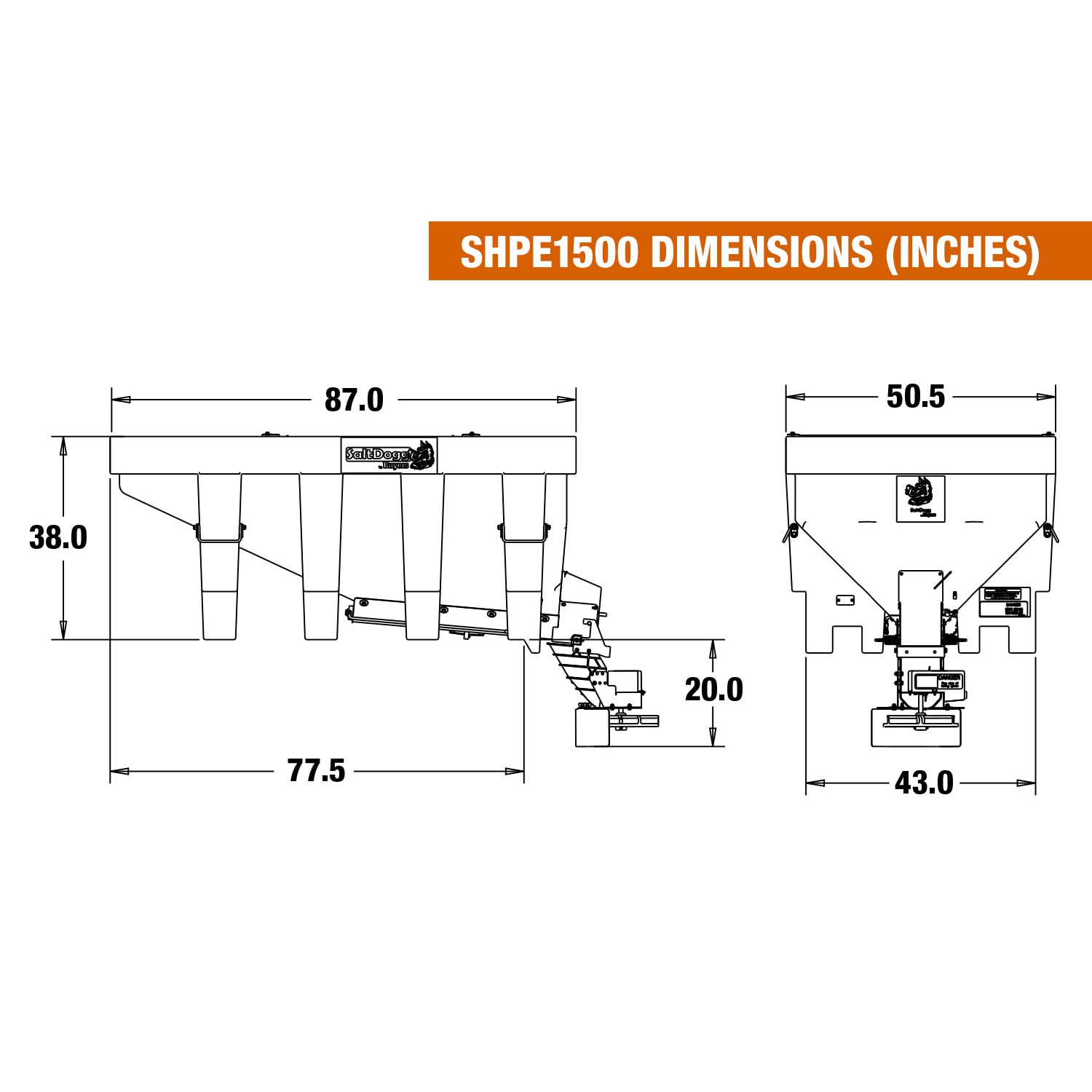 Buyers Products SHPE1500 Spreaders-Sprayers-Accessories - View #6