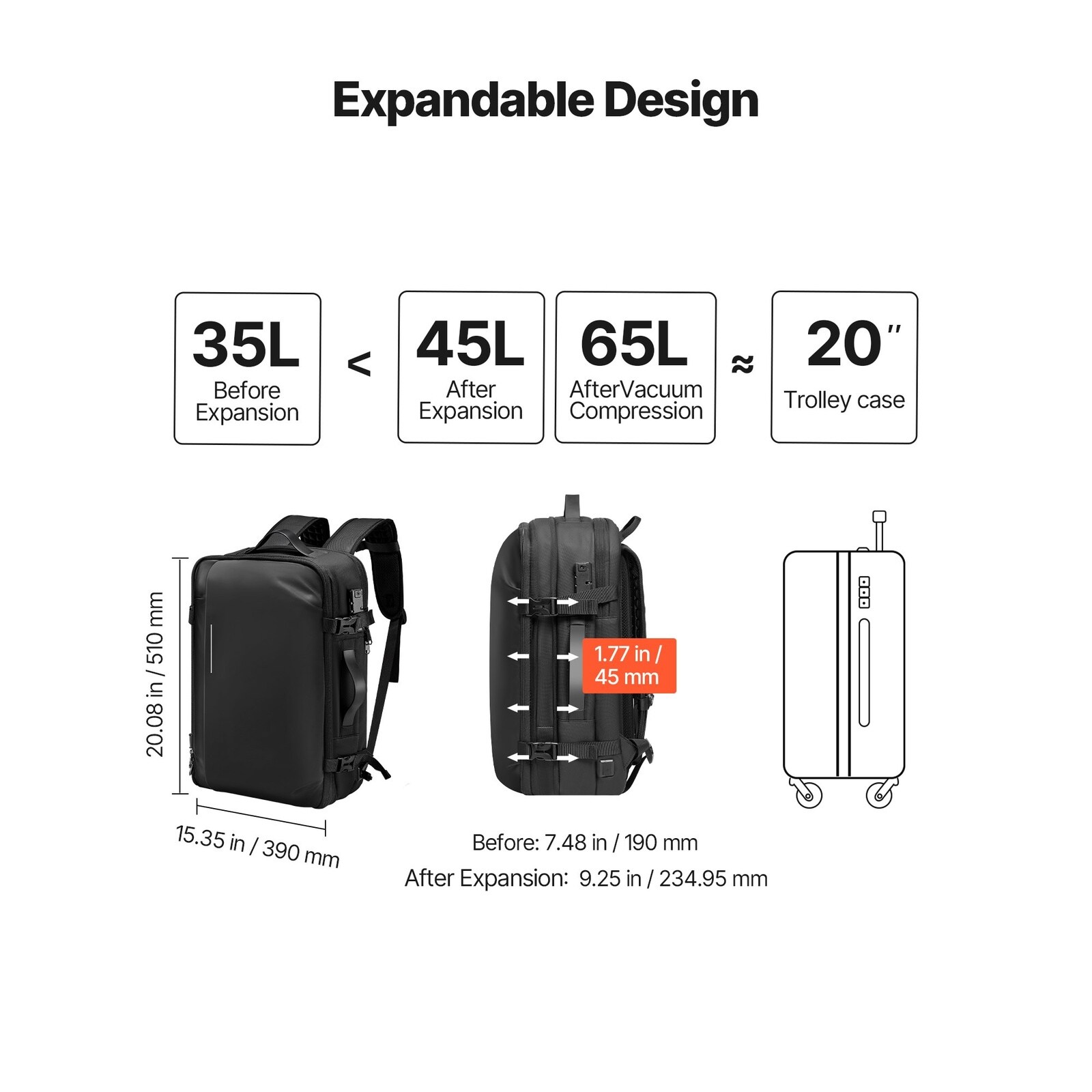 Mecale YAS-GWE8KO Bags-And-Backpacks - View #3