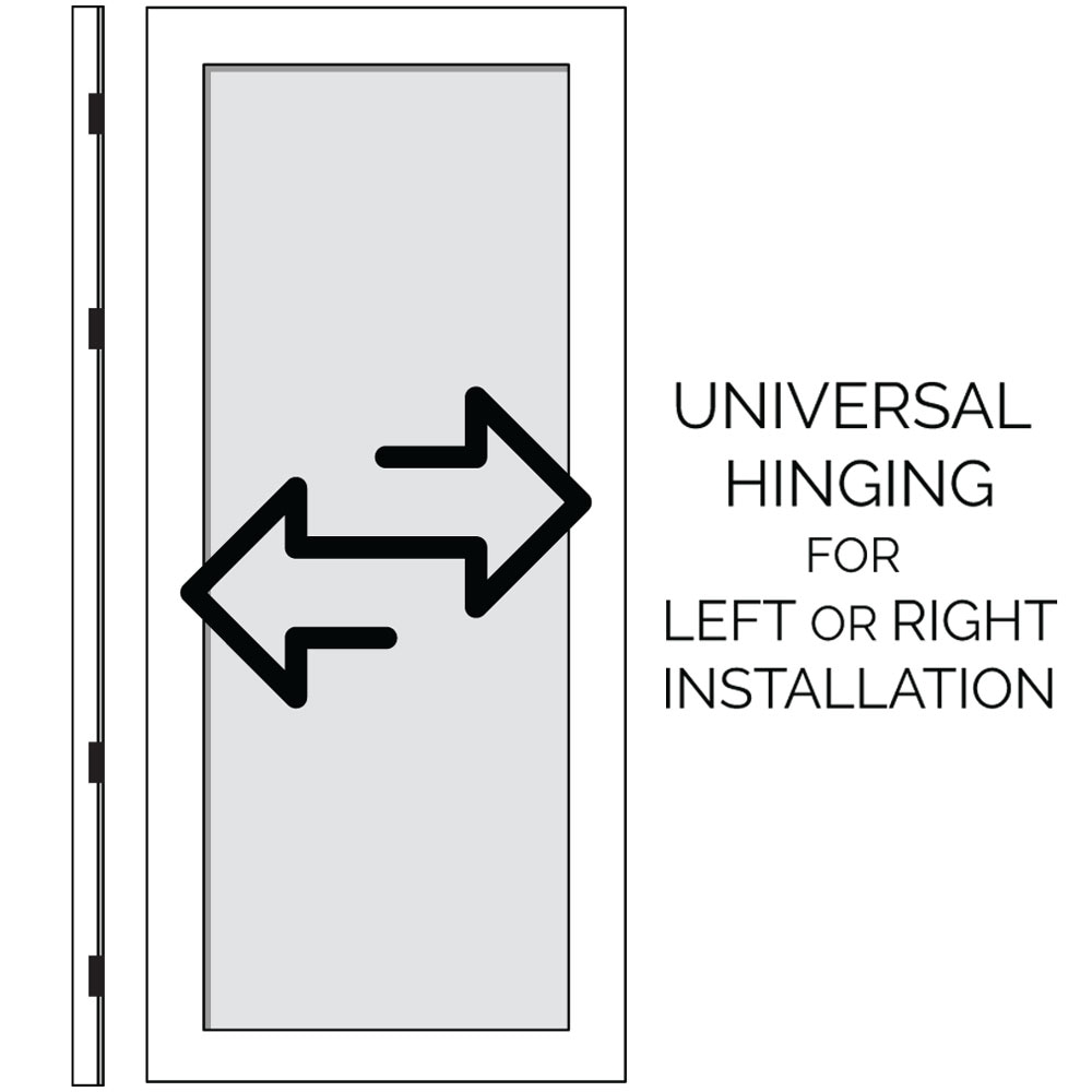 LARSON Savannah 32-in x 81-in White Wood Core Storm Door Mid-view with ...