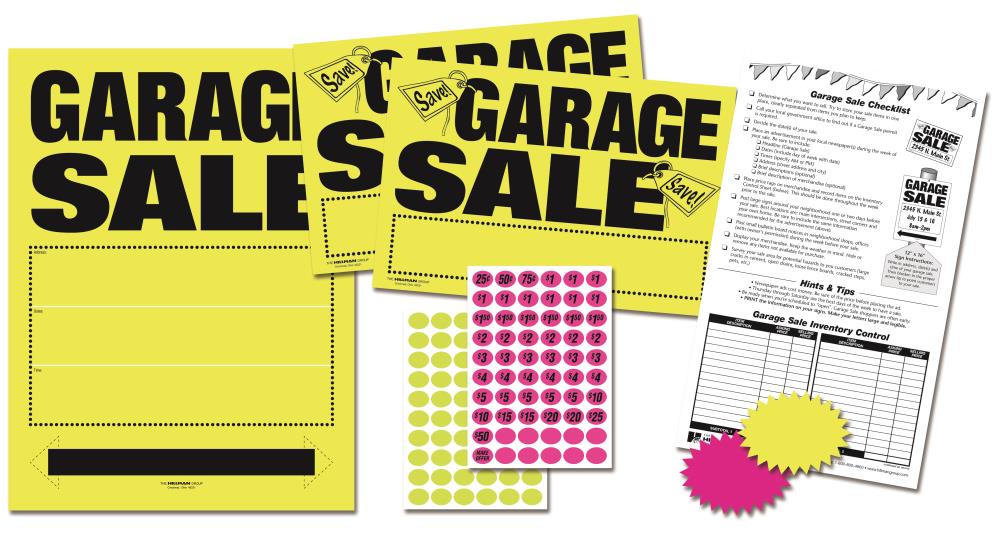 Hillman 5-in x 7-in Paper Garage/Yard Sale Price Labels in the Signs  department at