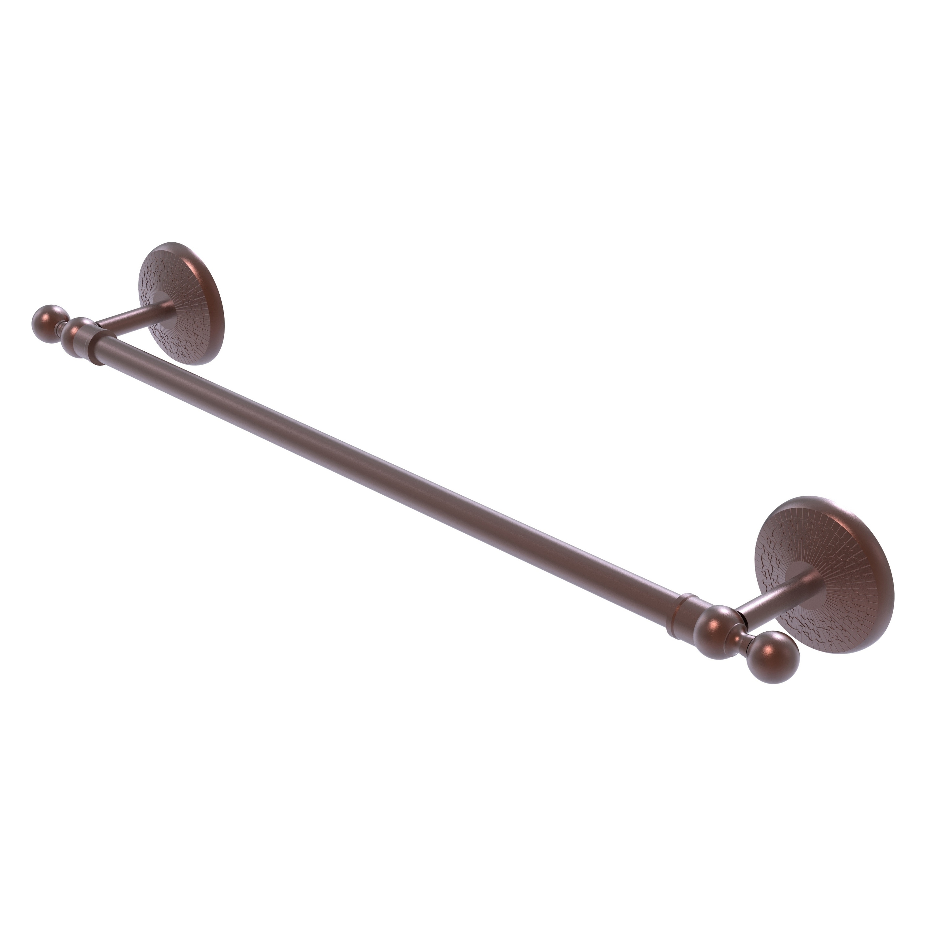 Allied Brass MC-41/24-CA Monte Carlo 24-in Antique Copper Wall mount Single Towel Bar
