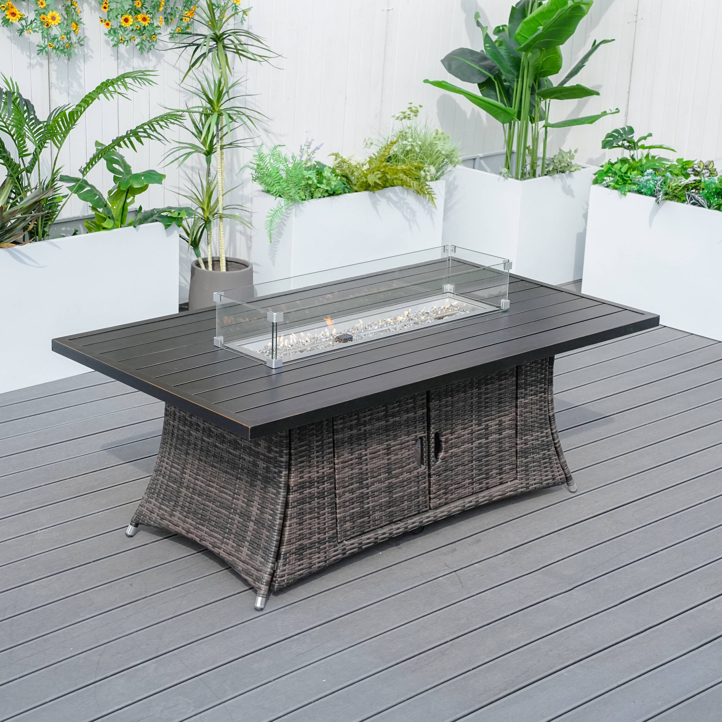 Direct Wicker DWG-1106RA-BR-T Outdoor-Gas-Firepits - View #6