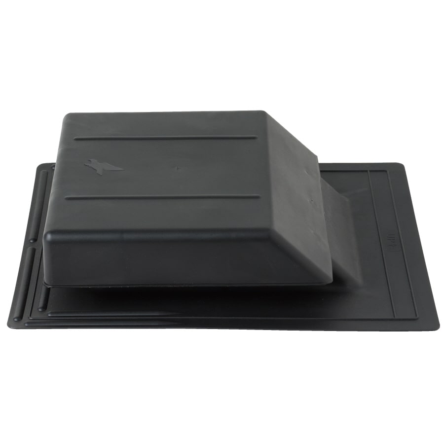 CMI PRV61BL Black Plastic Slant-back Roof Louver