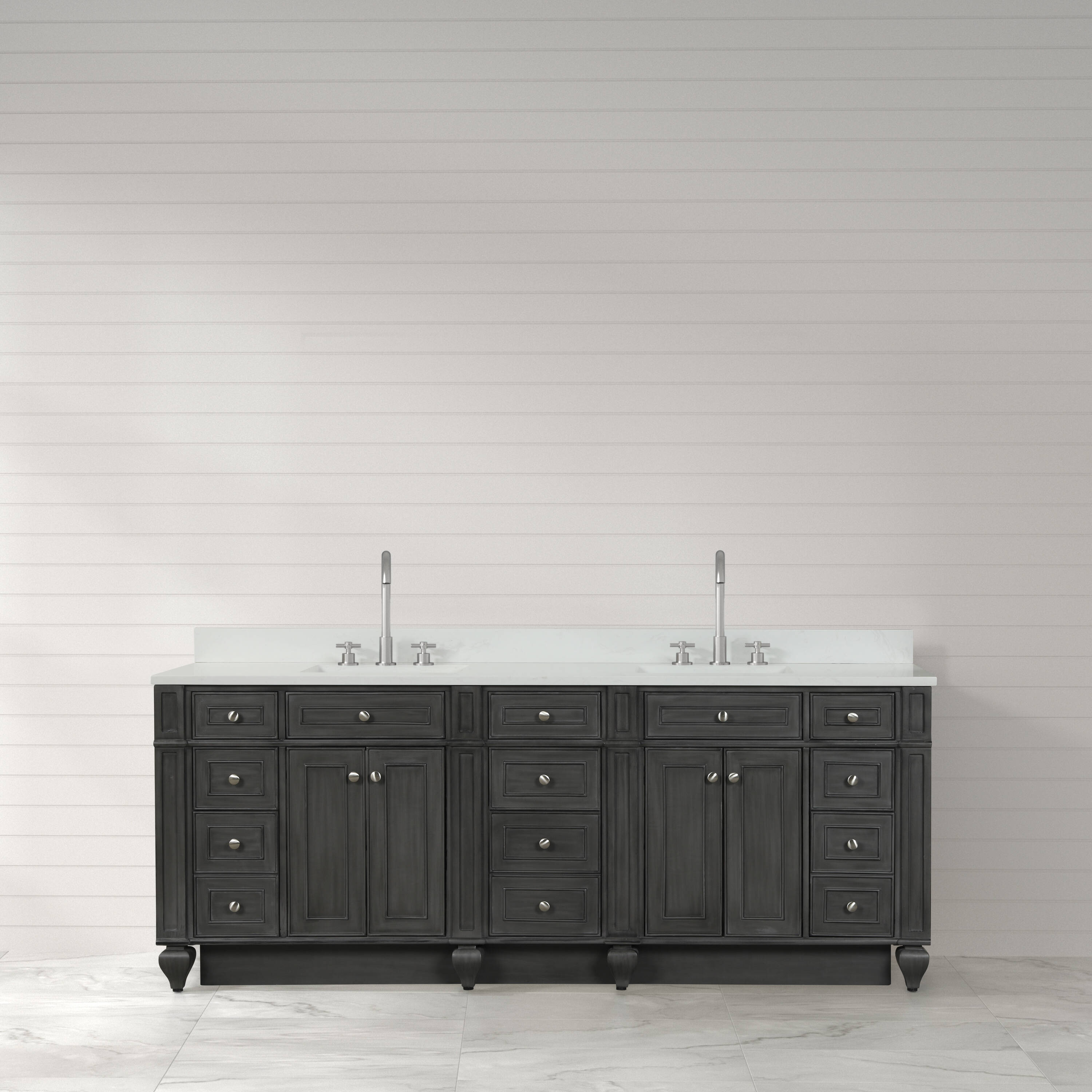 Design Element WN-84-GY Bath-Vanity-Combo - View #3
