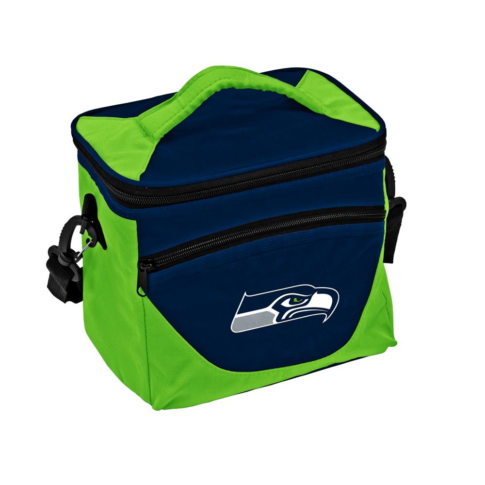 Logo Brands Seattle Seahawks Lime 48-Can Rolling Cooler with Wheels and Backpack Straps 