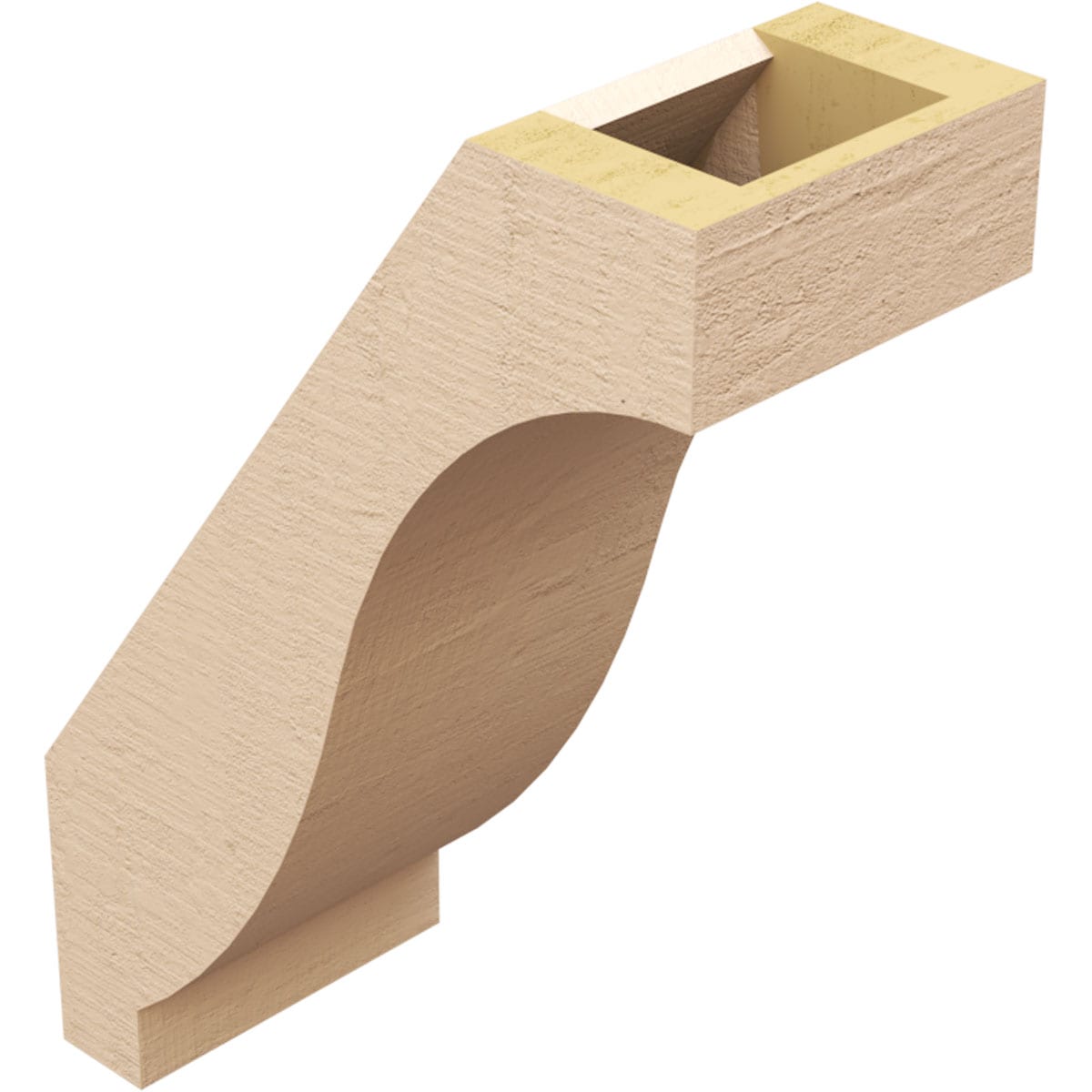 Ekena Millwork BRCUR05X10X14BKRRCPR braces - View #6