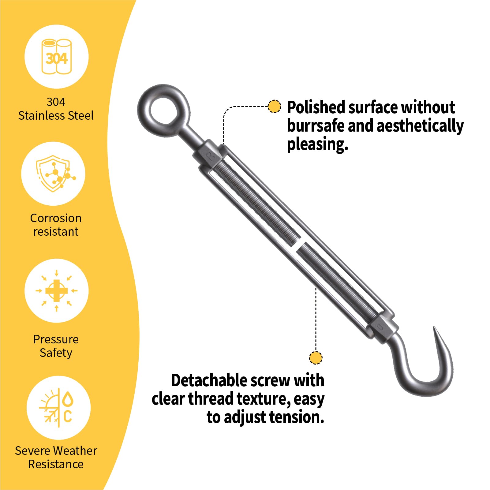Justincity LJT0727J065 turnbuckles - View #4