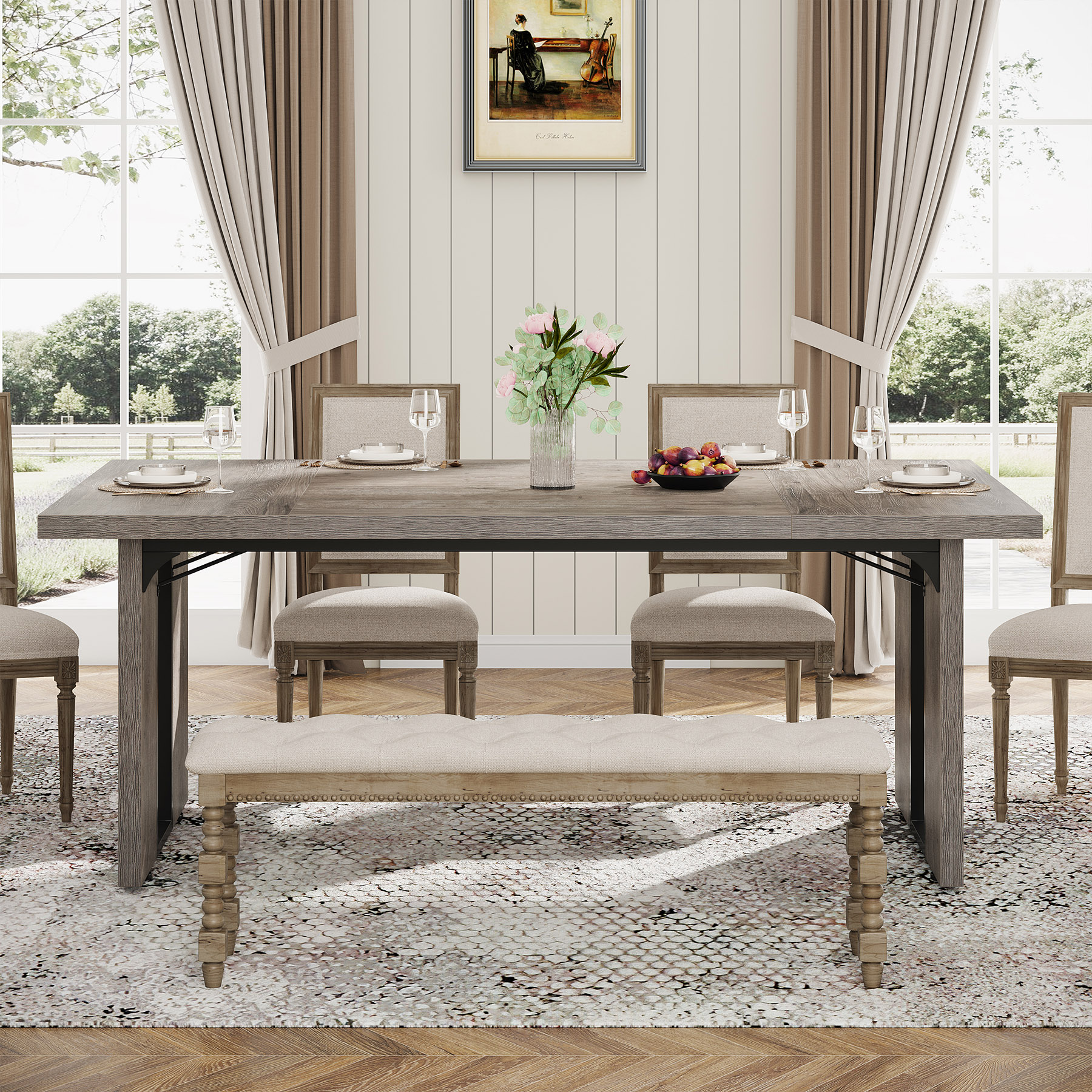 Tribesigns LWFD-JW0534X Dining-Tables - View #3