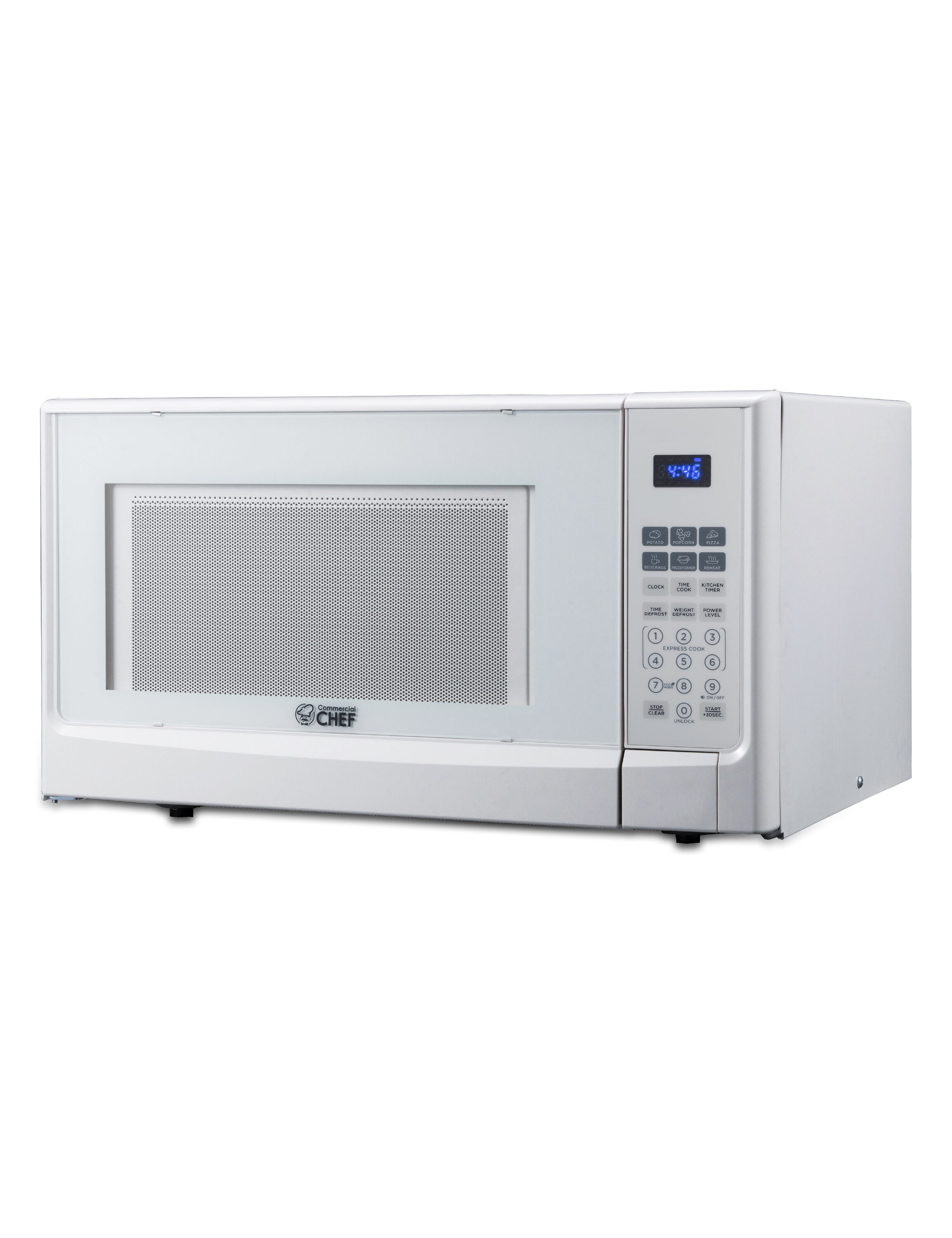 Commercial Chef CHM14110W6C 1.4-cu ft 1100 -Watt Countertop Microwave ( painting )