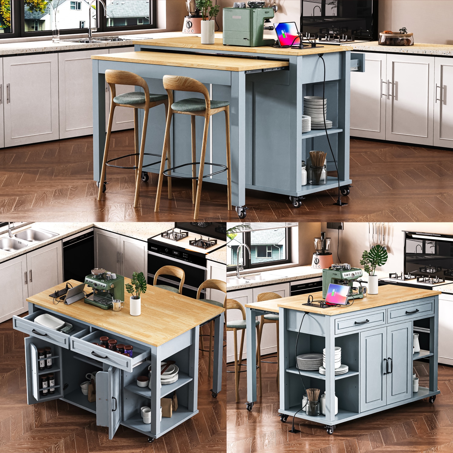 Streamdale Furniture N707P215327G Kitchen-Furniture - View #4