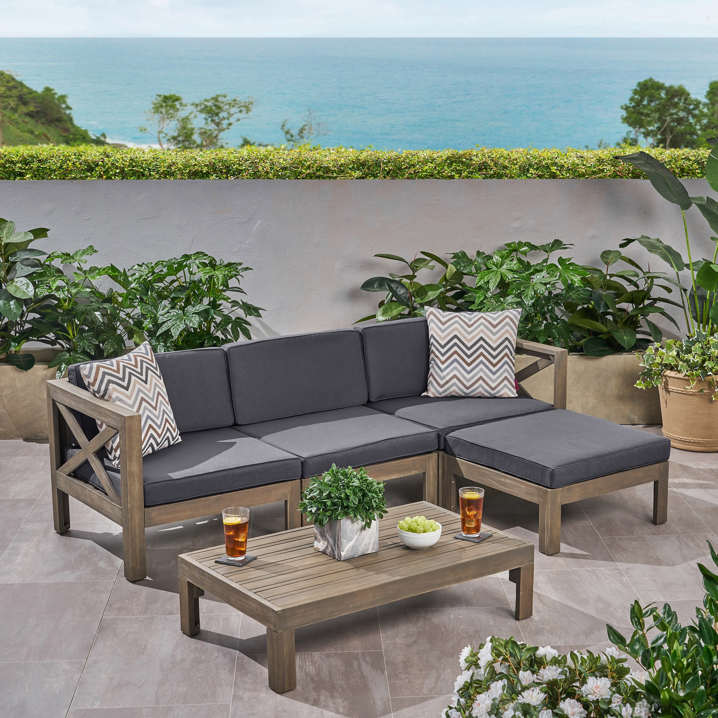 AAZJ JGD-63714GDGRY Patio-Conversation-Sets - View #2