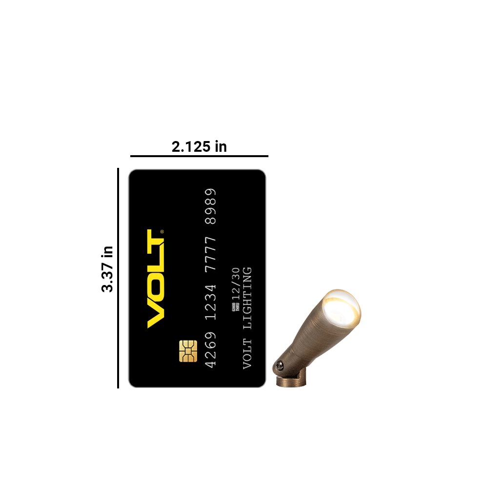 VOLT LOW-VFL-4028-BBZ Flood Lights 175 -Lumens 2 -Watt Bronze Low voltage Plug-in LED Flood light