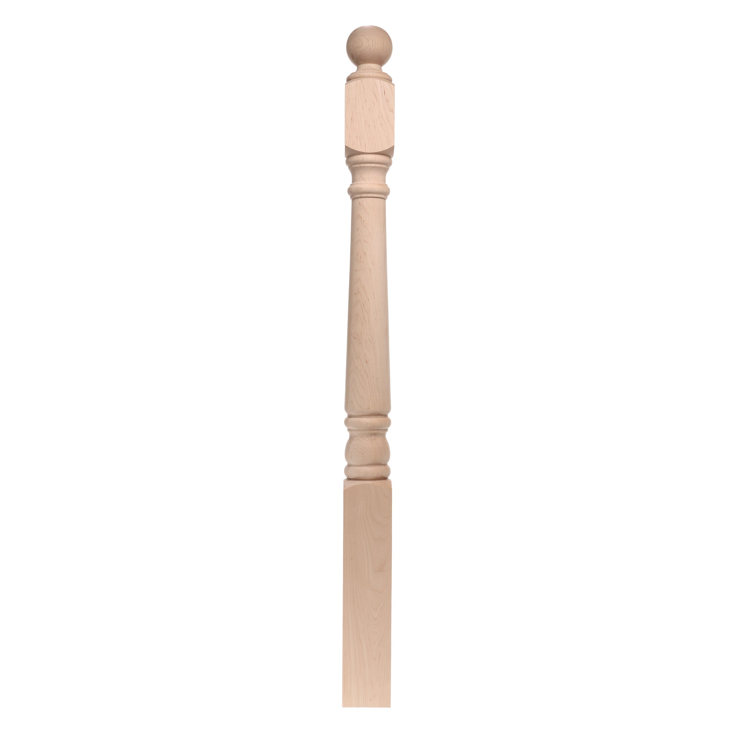 RELIABILT 3.5-in x 48-in Unfinished Maple Universal Stair Newel Post in ...