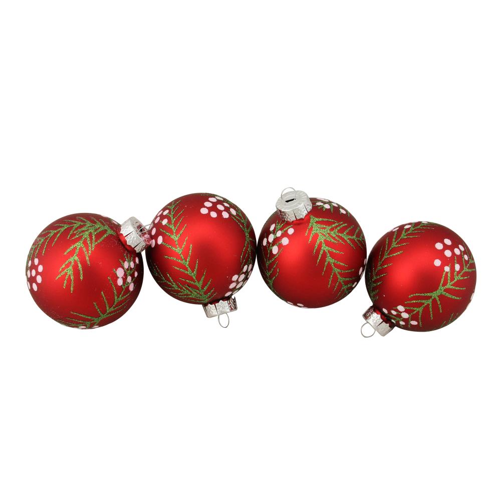 3.25 inch Lime Green Furry Ornament Ball