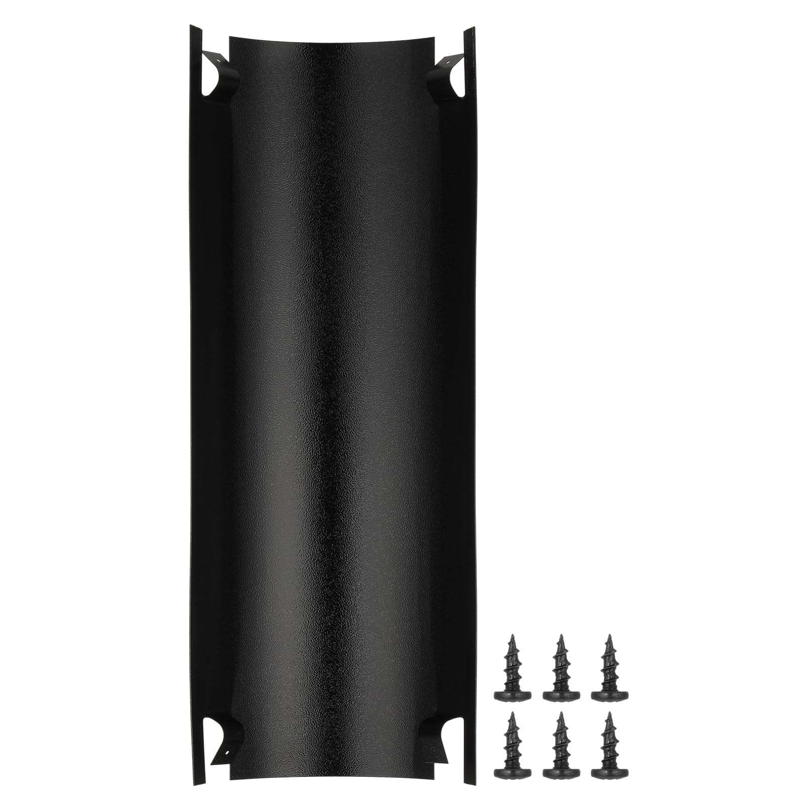 Ahfiwaso LS Brand Adjustable wood stove pipe heat shield fits 6 7 or 8 inch diameter extends 22 5 to 42 inch steel black fireproof protector for wall