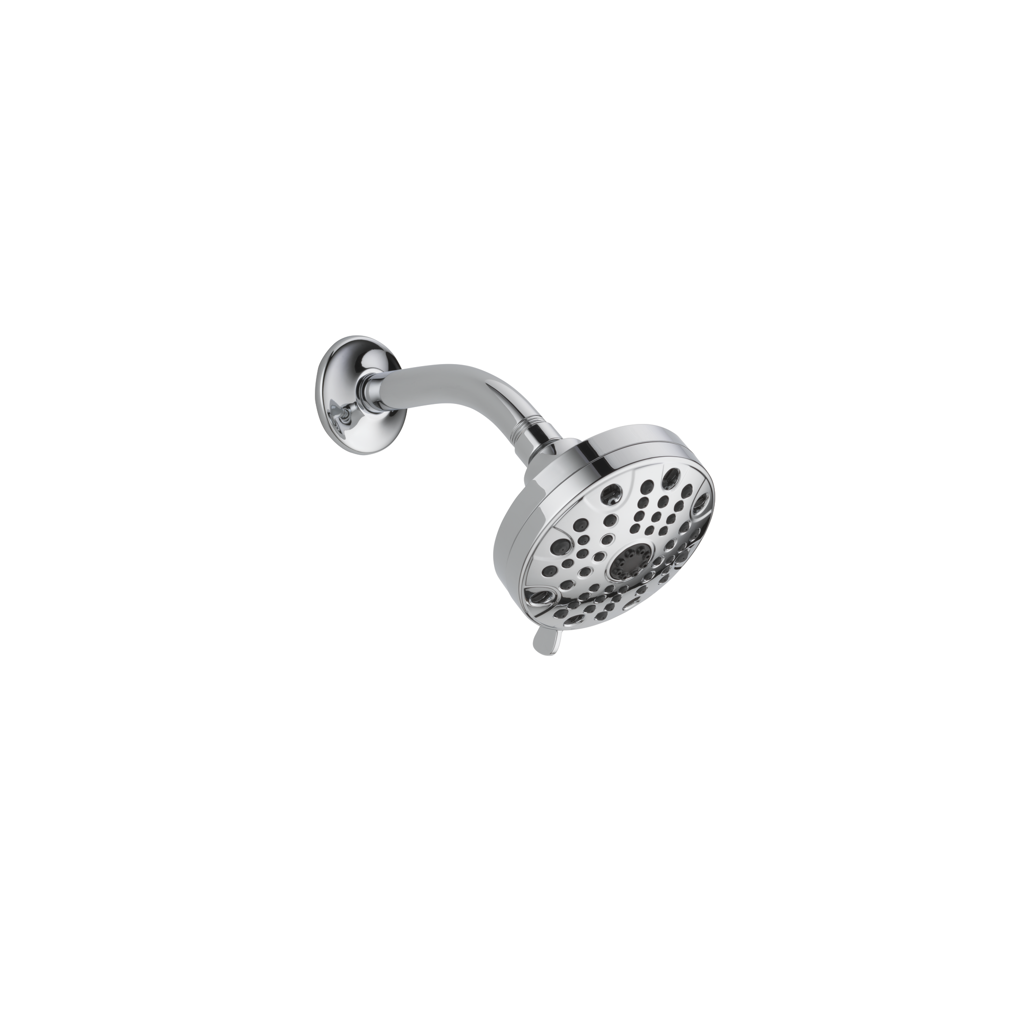 Peerless 76549 5.0 -Spray Chrome 4.31-in Round Fixed High Pressure Shower Head 1.5 GPM