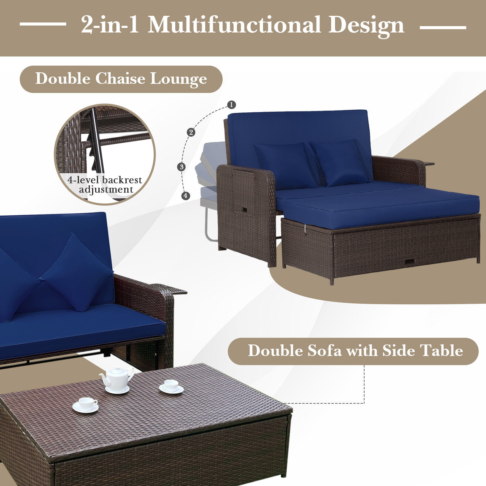 Volenca VOL-BD036T Patio-Sofas-Daybeds - View #4