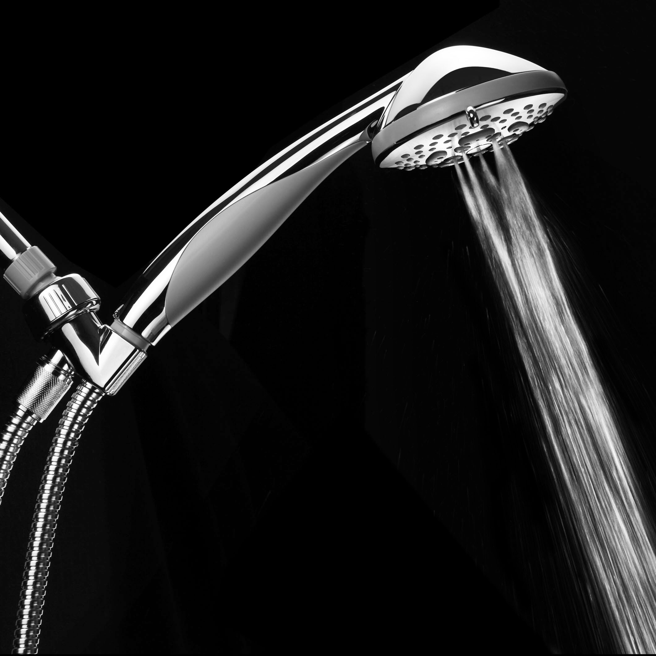 HotelSpa Chrome Handheld Shower Head 2.5-GPM (9.5-LPM) in the Shower ...