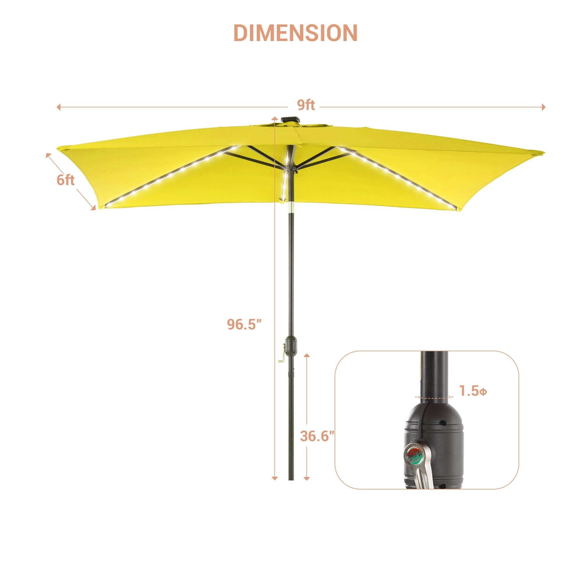 ACEGOSES LW-310YW-LED Umbrellas-2 - View #2