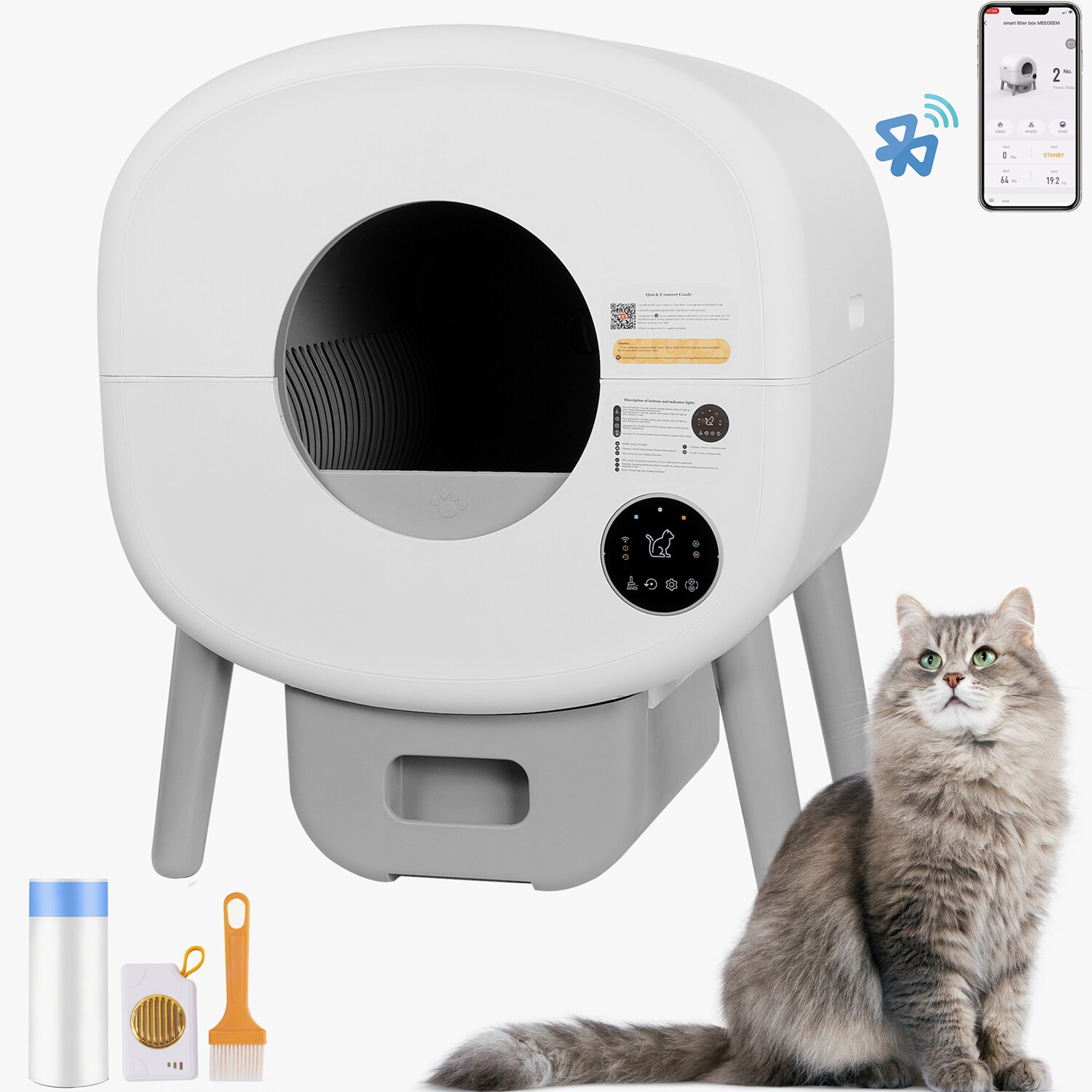 Mondawe MO-5P155239 Cat-Litter-Box - View #2