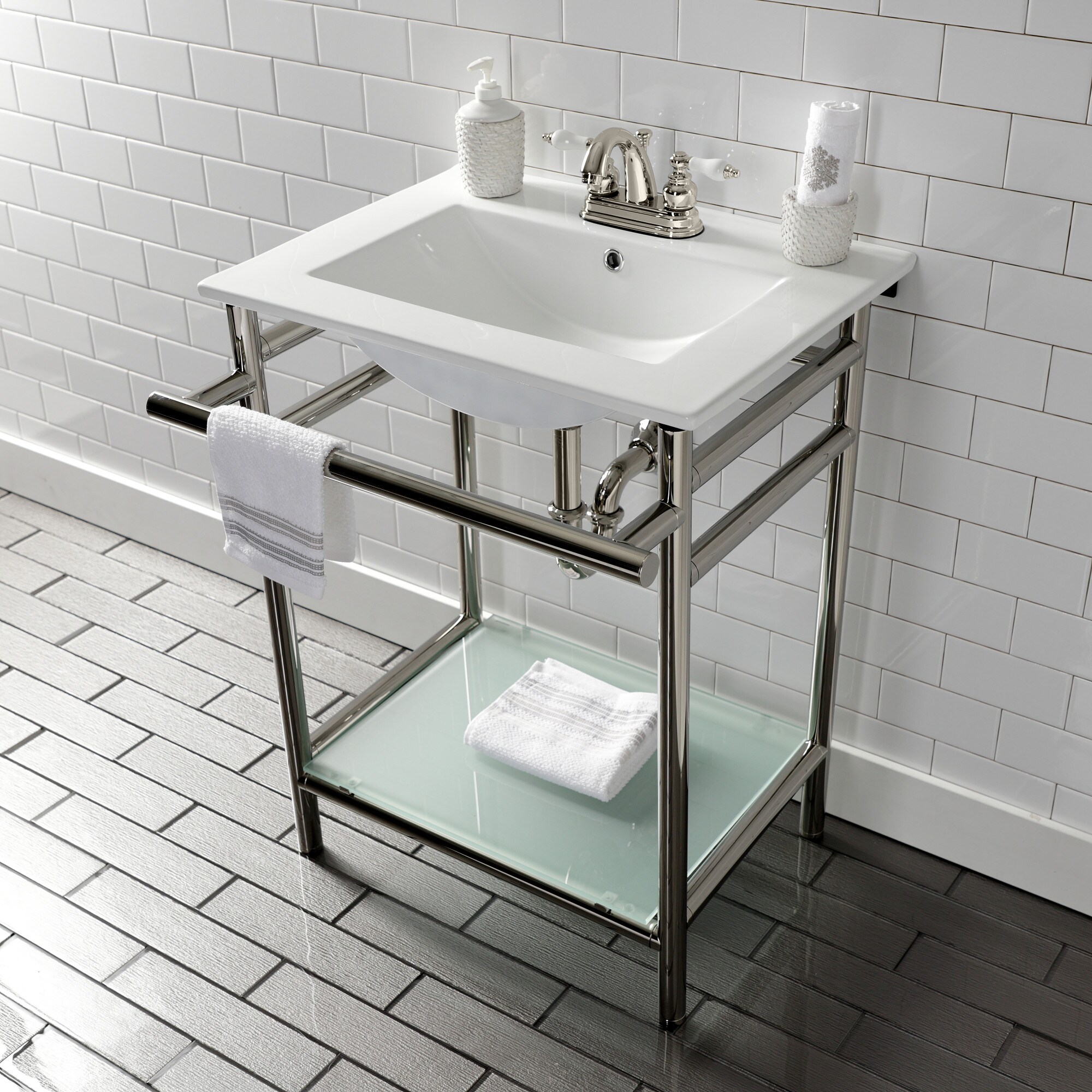 Kingston Brass WLVPB24187W46 Bath-Sink - View #5