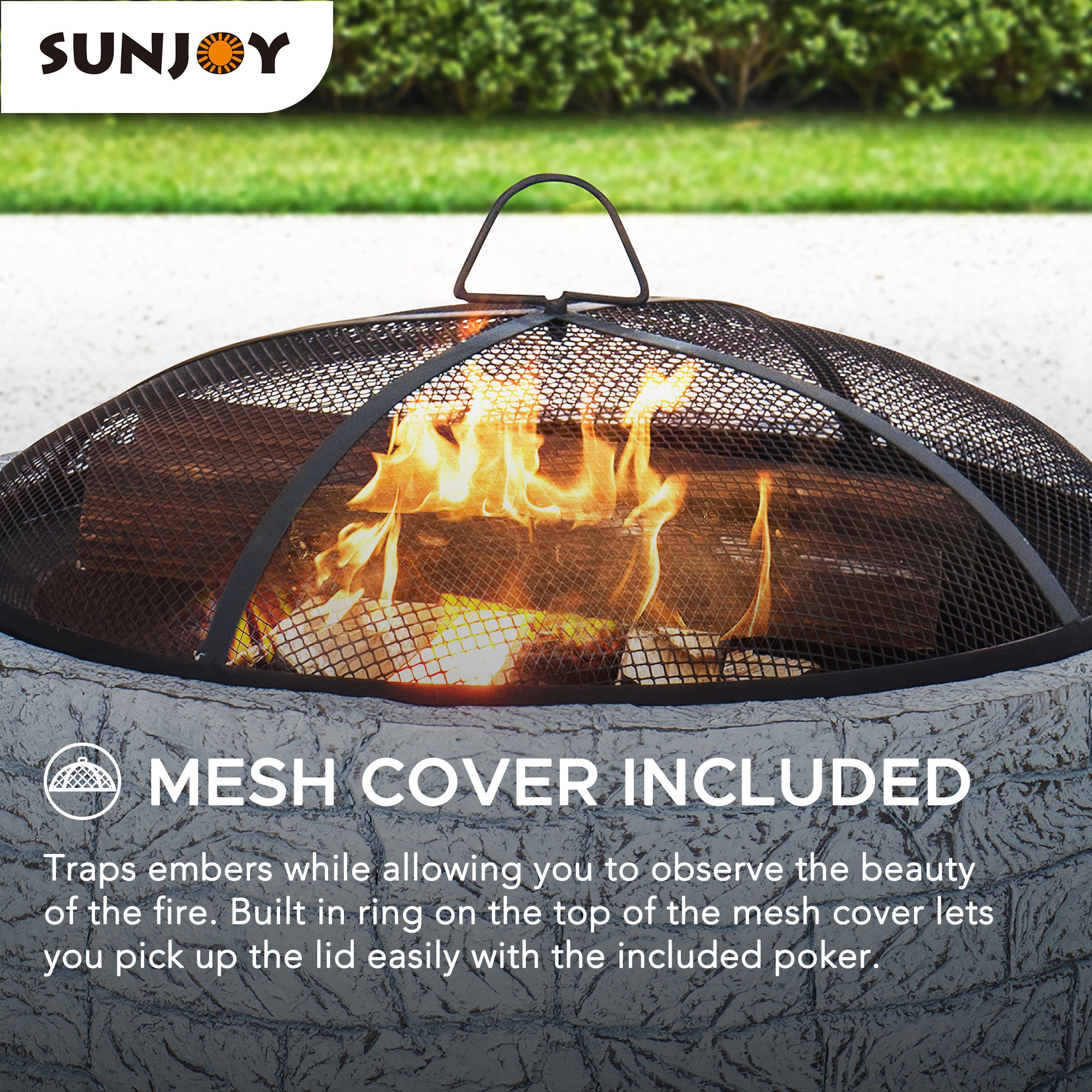 Sunjoy A301016302 Outdoor-Woodburning-Firepits - View #3