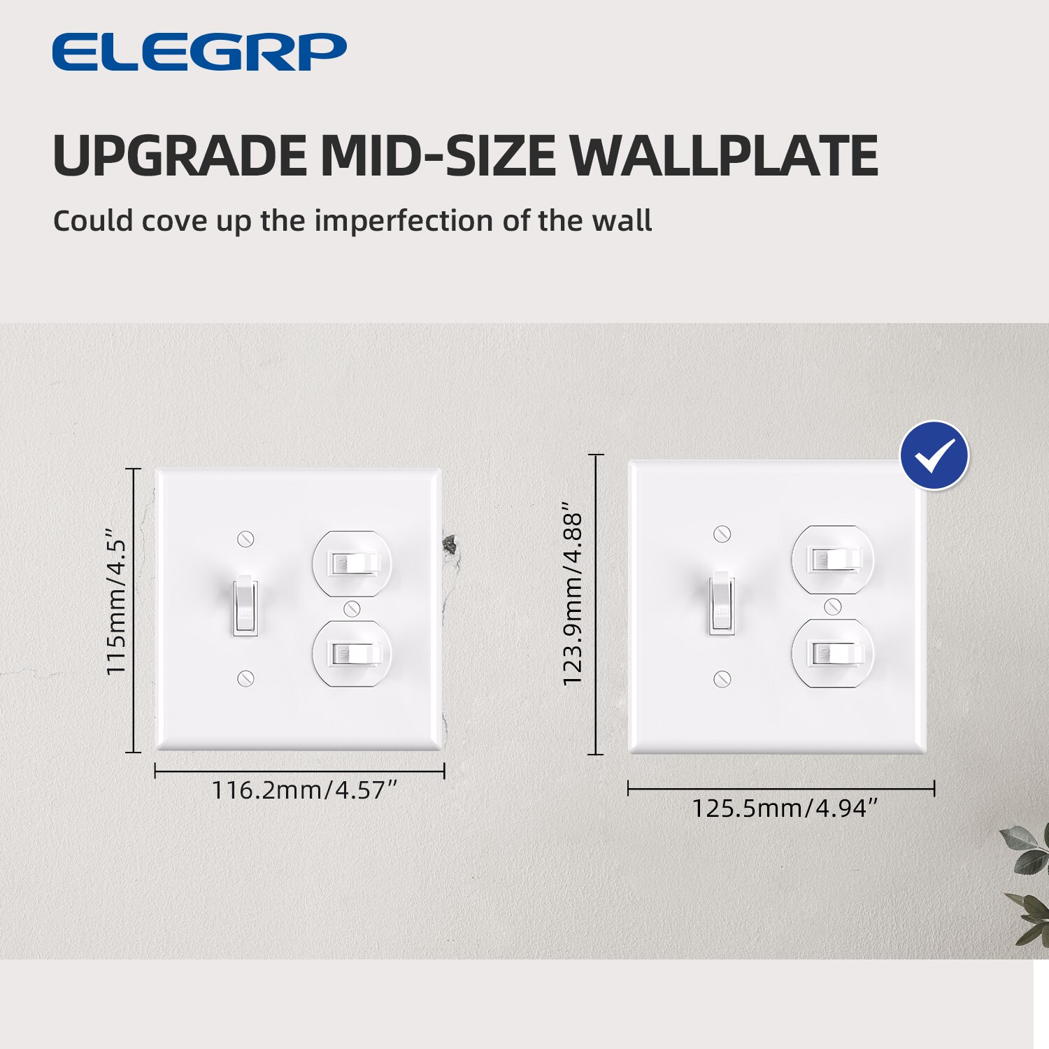 ELEGRP 3061M-WH10 Electrical-Wall-Plates - View #5