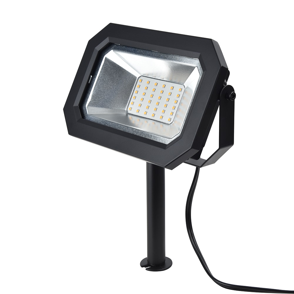 Harbor Breeze Flood Light 2500 -Lumens 25 -Watt Black Low voltage