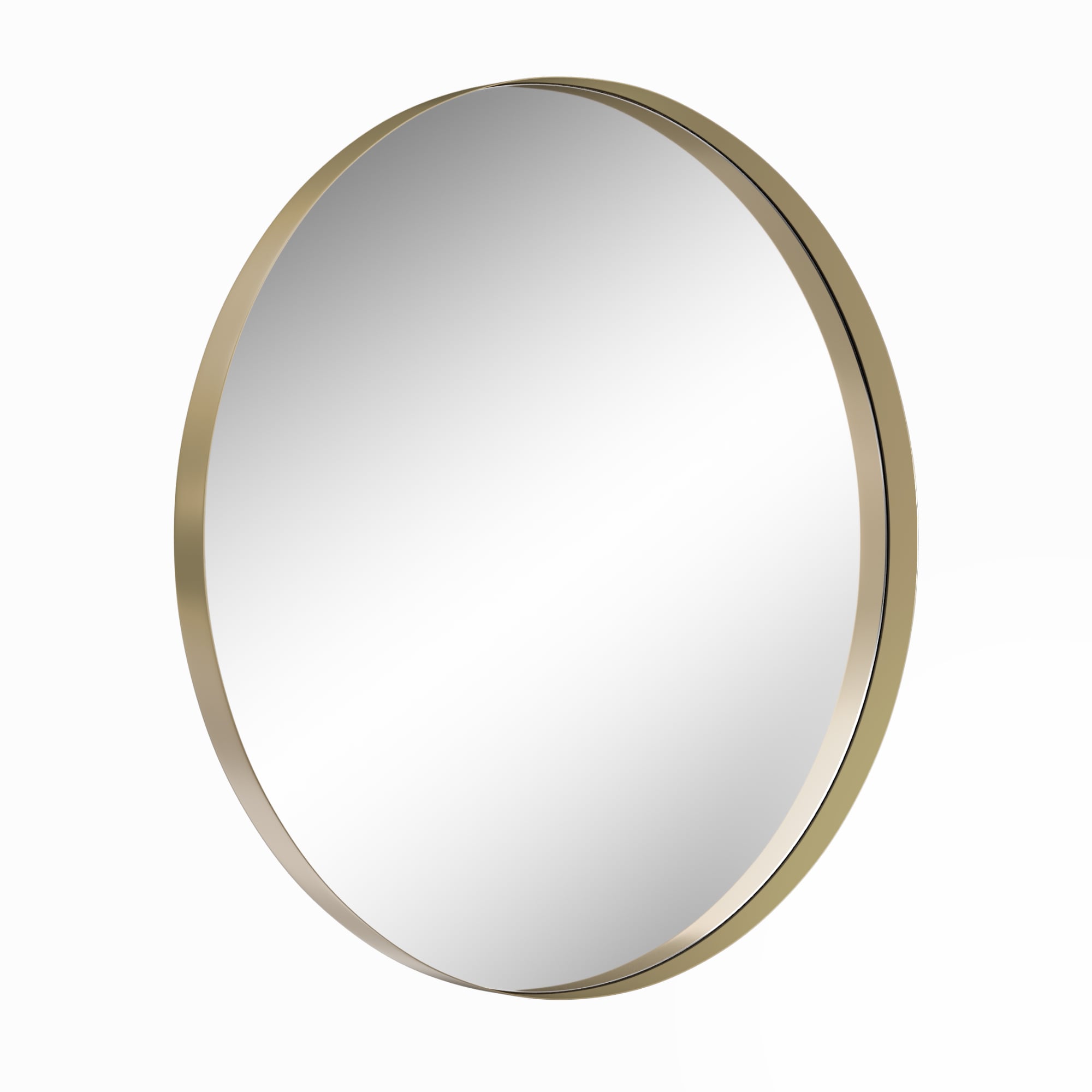 Maocao Hoom BH34981 31.5-Inches W x 31.5-Inches H Round Gold Framed Wall Mirror