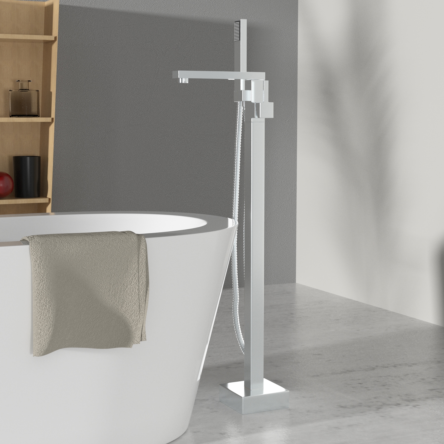Clihome TC-23C7-BF Roman-Tub-Faucets - View #2