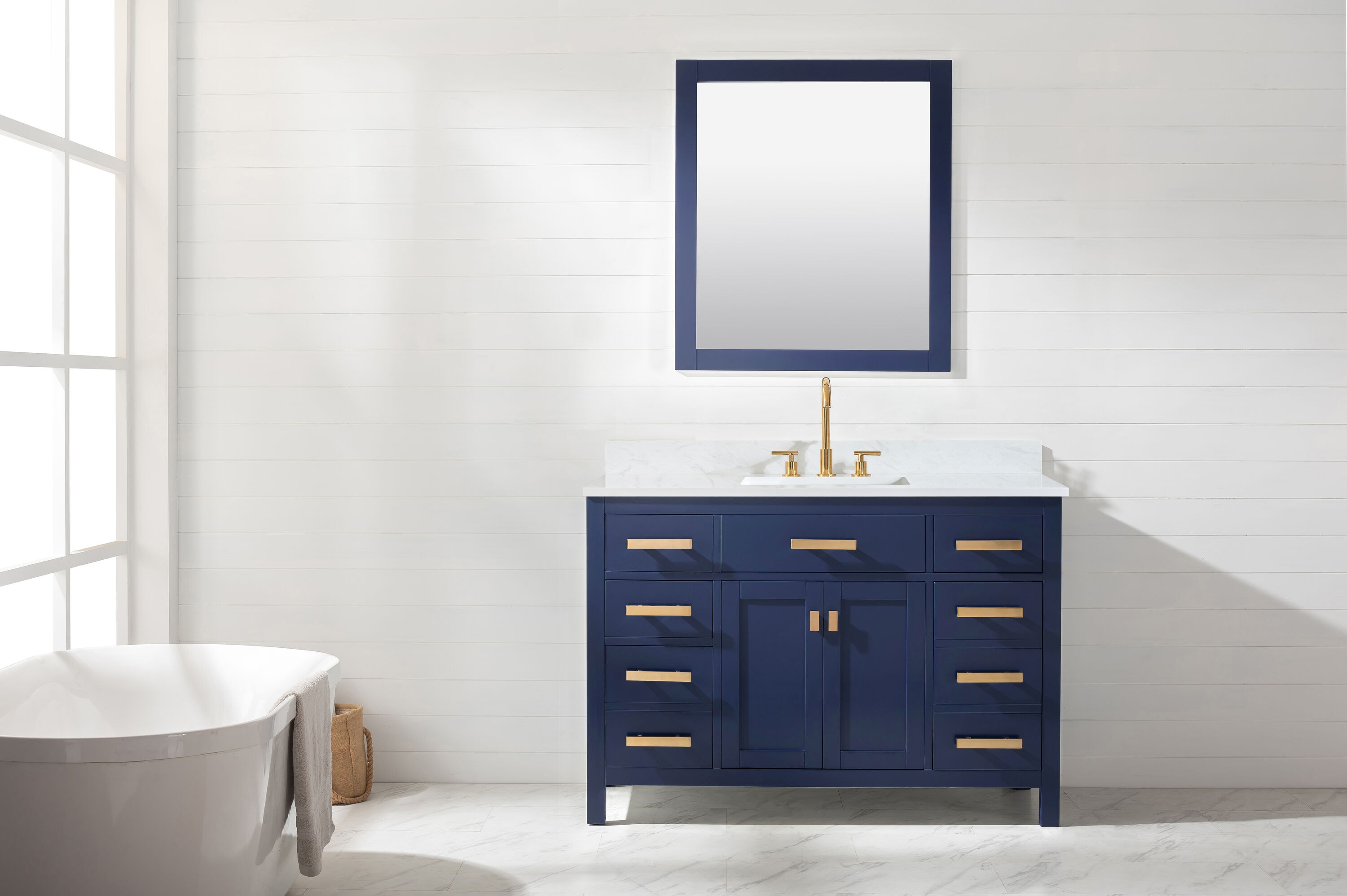Design Element V01-48-BLU Bath-Vanity-Combo - View #2