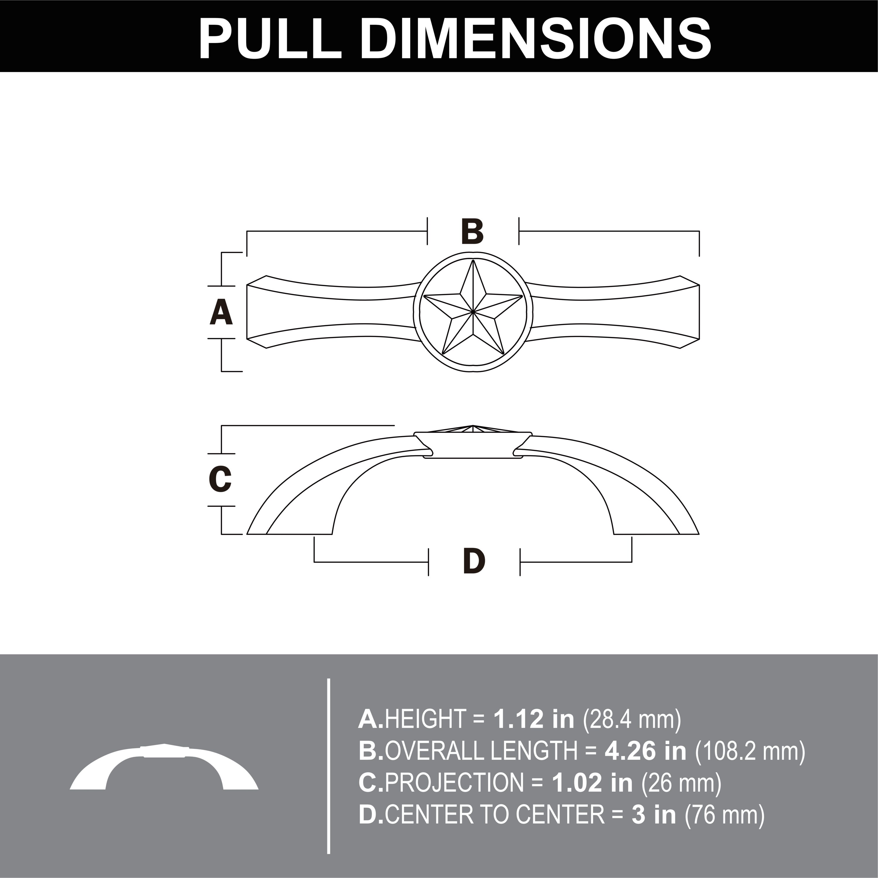 allen + roth HW-480 Cabinet-Pulls - View #5