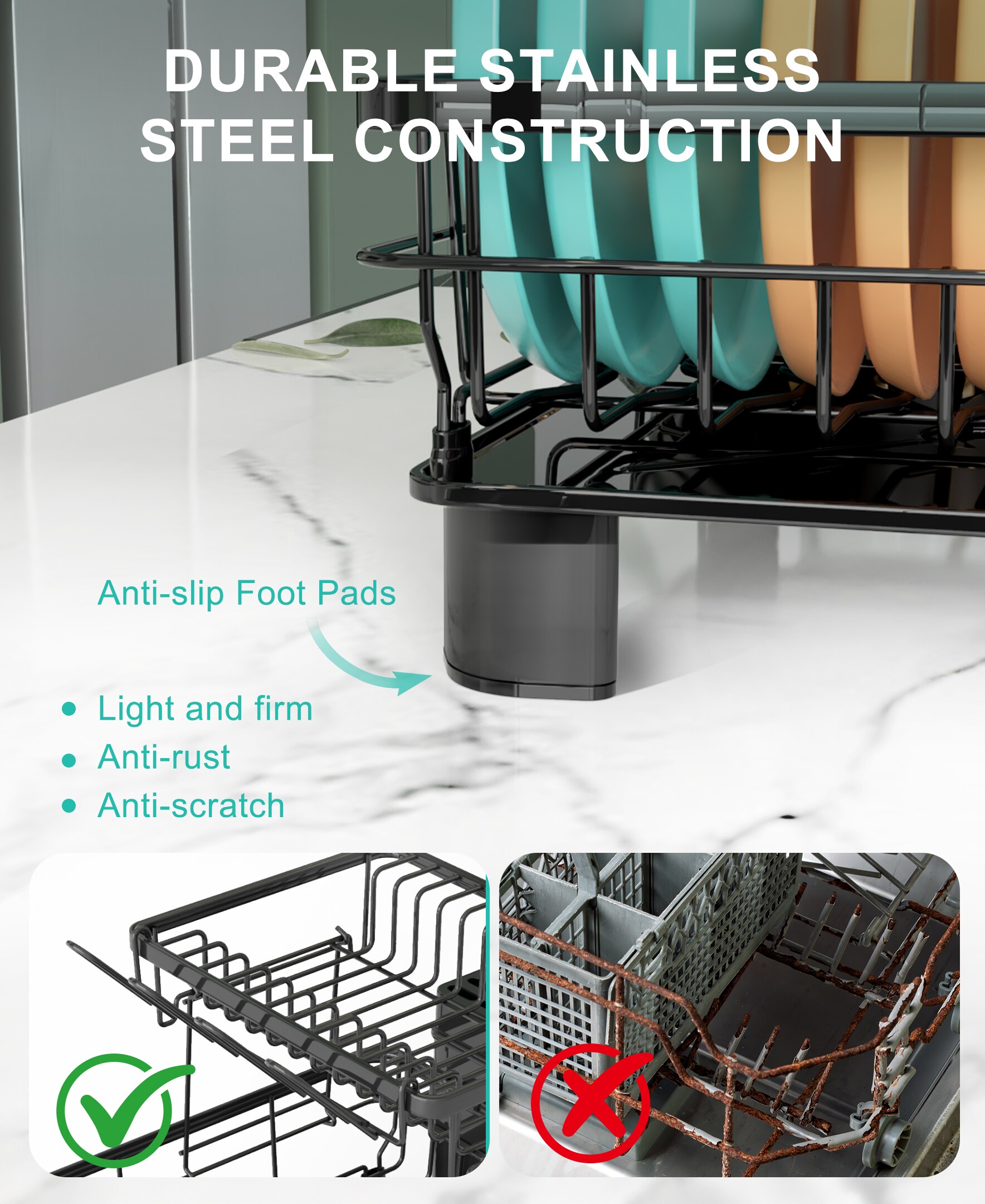 Fenbeli LTLWFL096 Dish-Racks-Trays - View #6