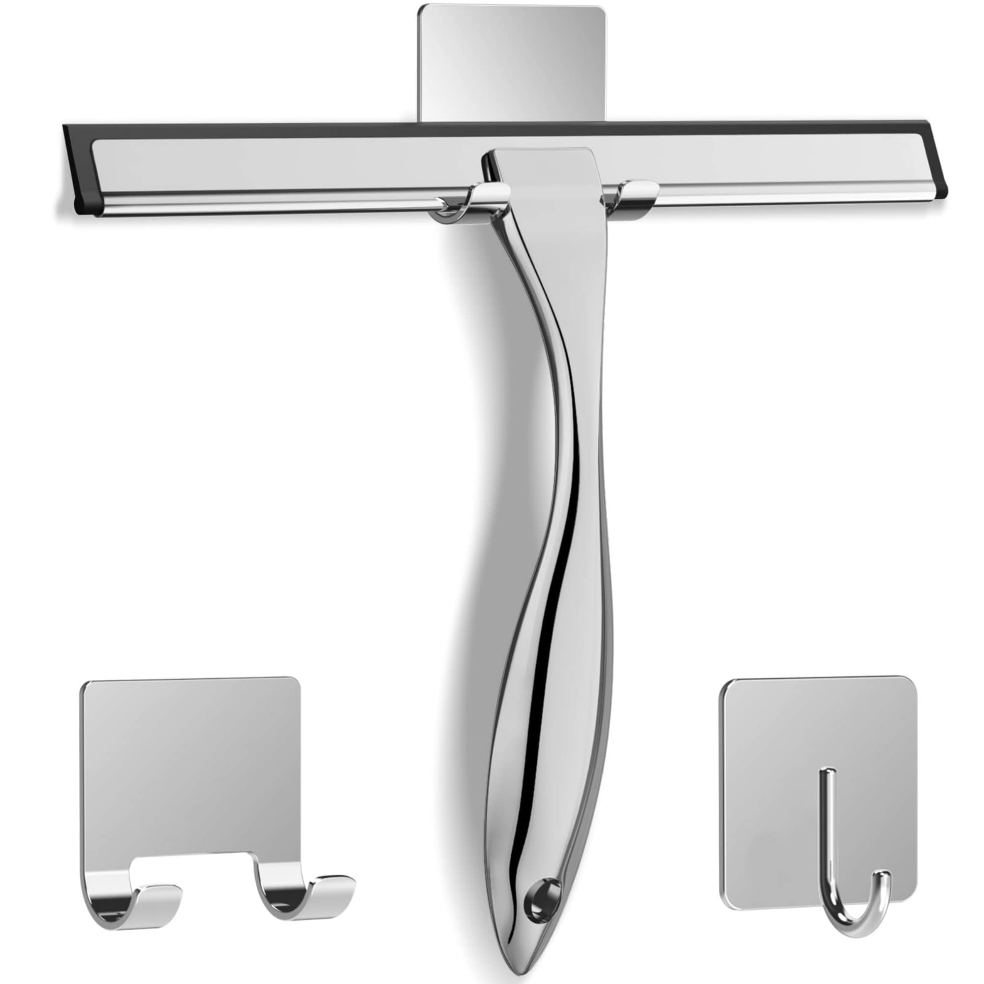 Wudkey All Purpose Stainless Steel Glass Door Squeegee #L4-HL5M6Q