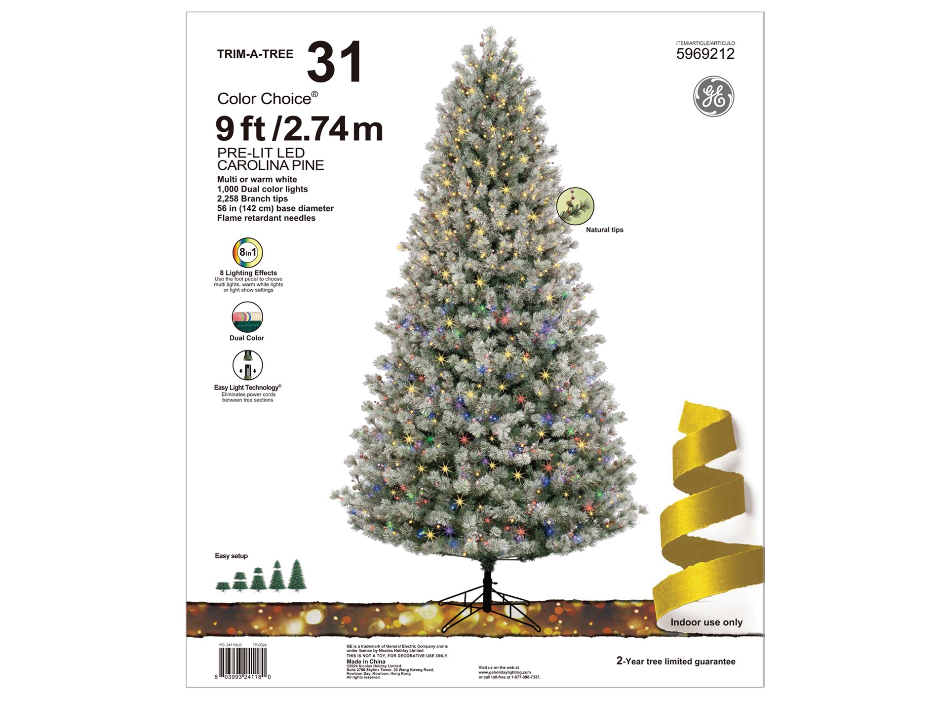 GE 24118LO Artificial-Christmas-Trees - View #8