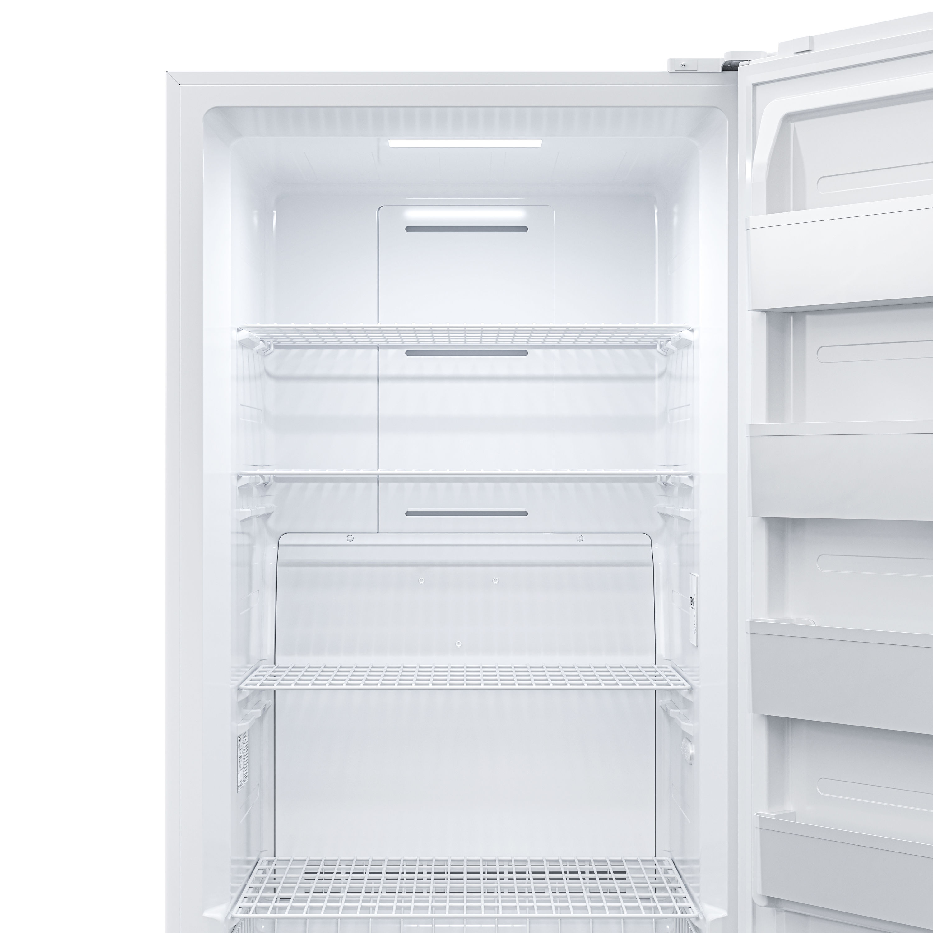 KoolMore 7 Cu. Ft Upright Freezer in White.