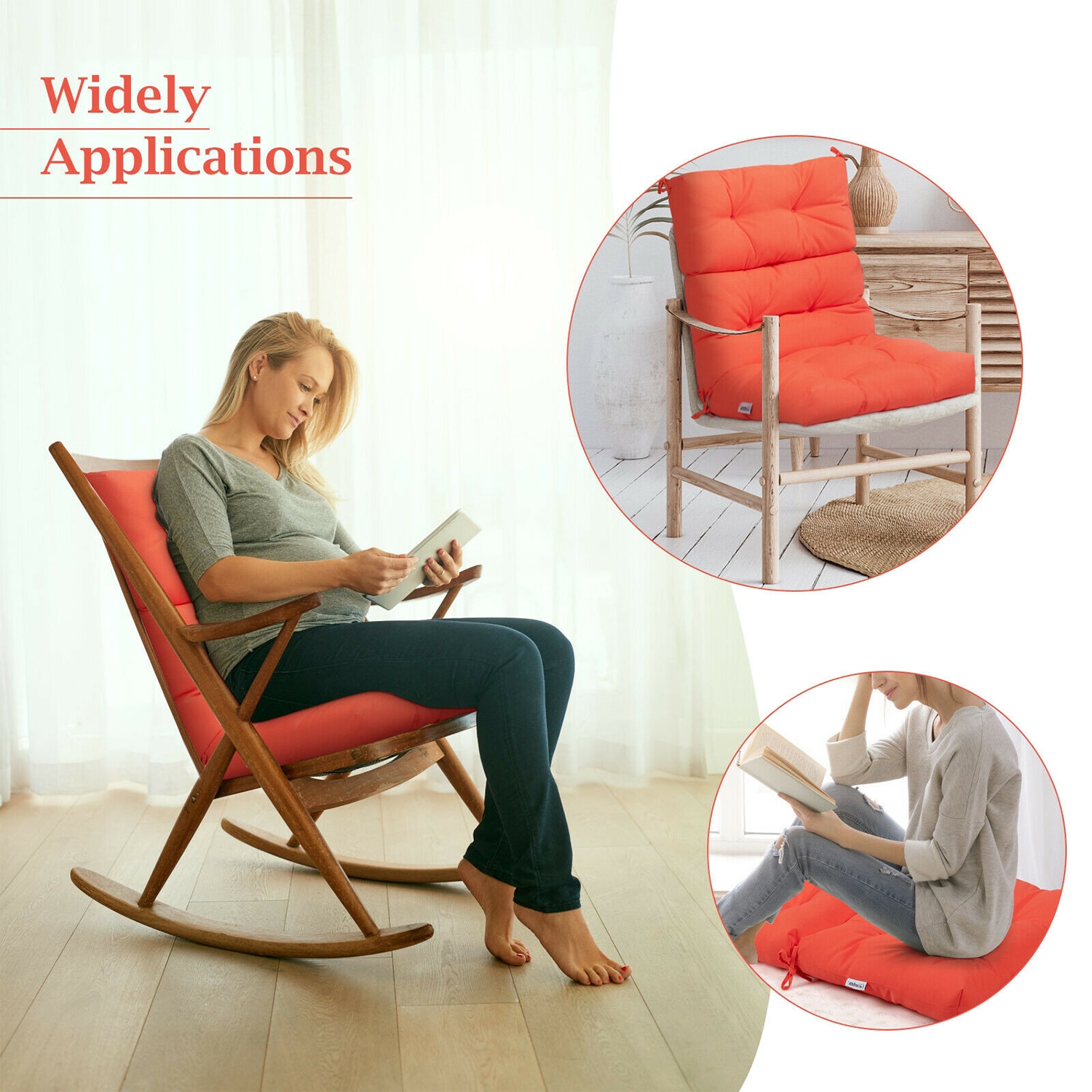 WELLFOR OUG67216JS Patio-Furniture-Cushions - View #9