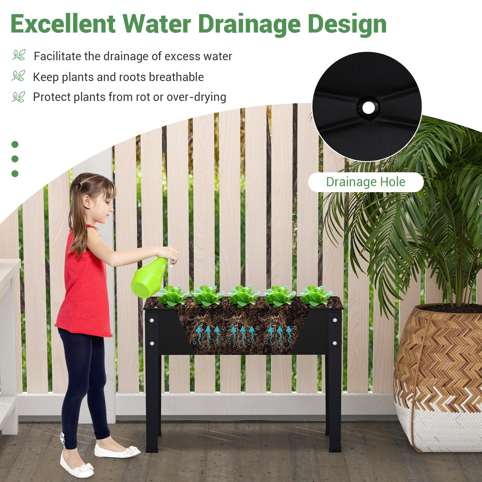 Ayelon OCMP985BK Raised-Garden-Beds - View #5