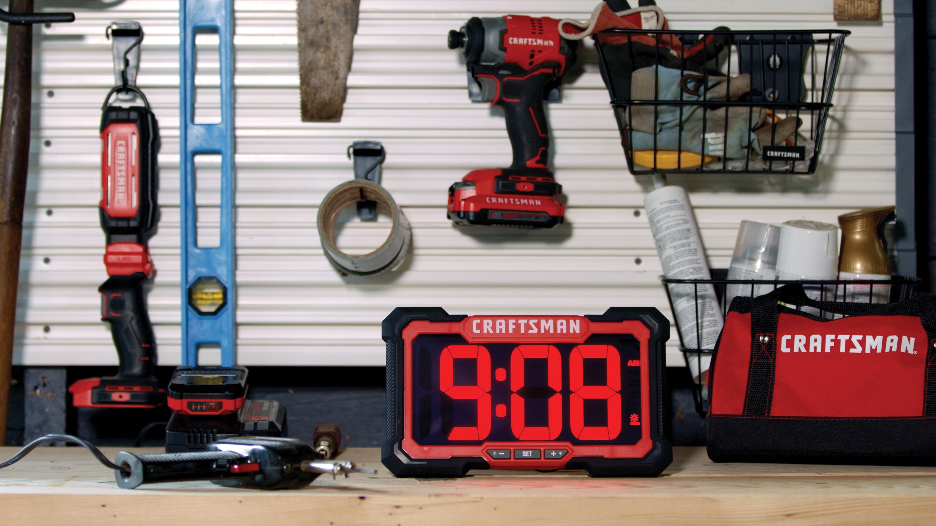 CRAFTSMAN CMXWDCR75095M Indoor-Outdoor-Clocks - View #12