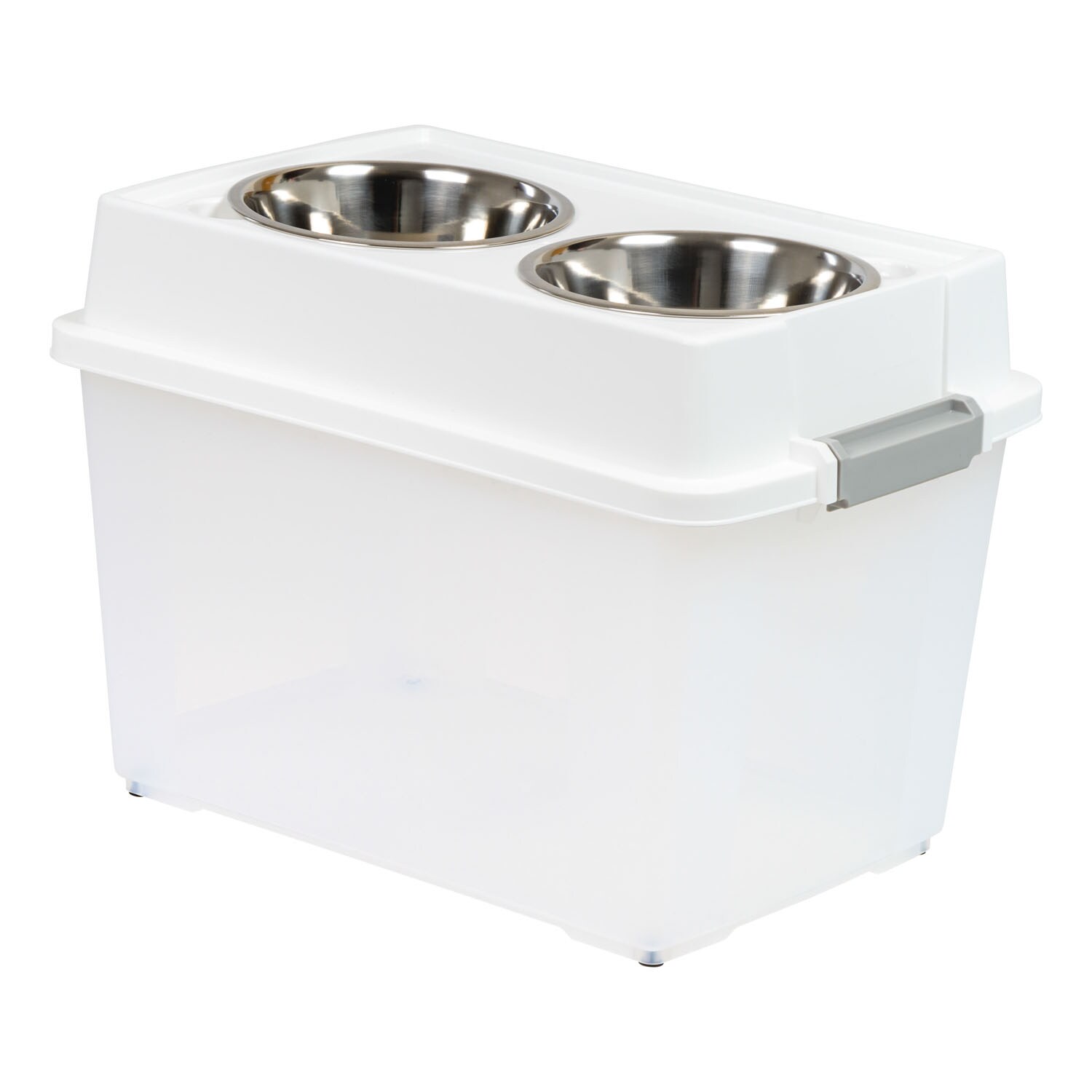 IRIS 11 Plastic Clear Dog Cat Food Storage in the Food Water