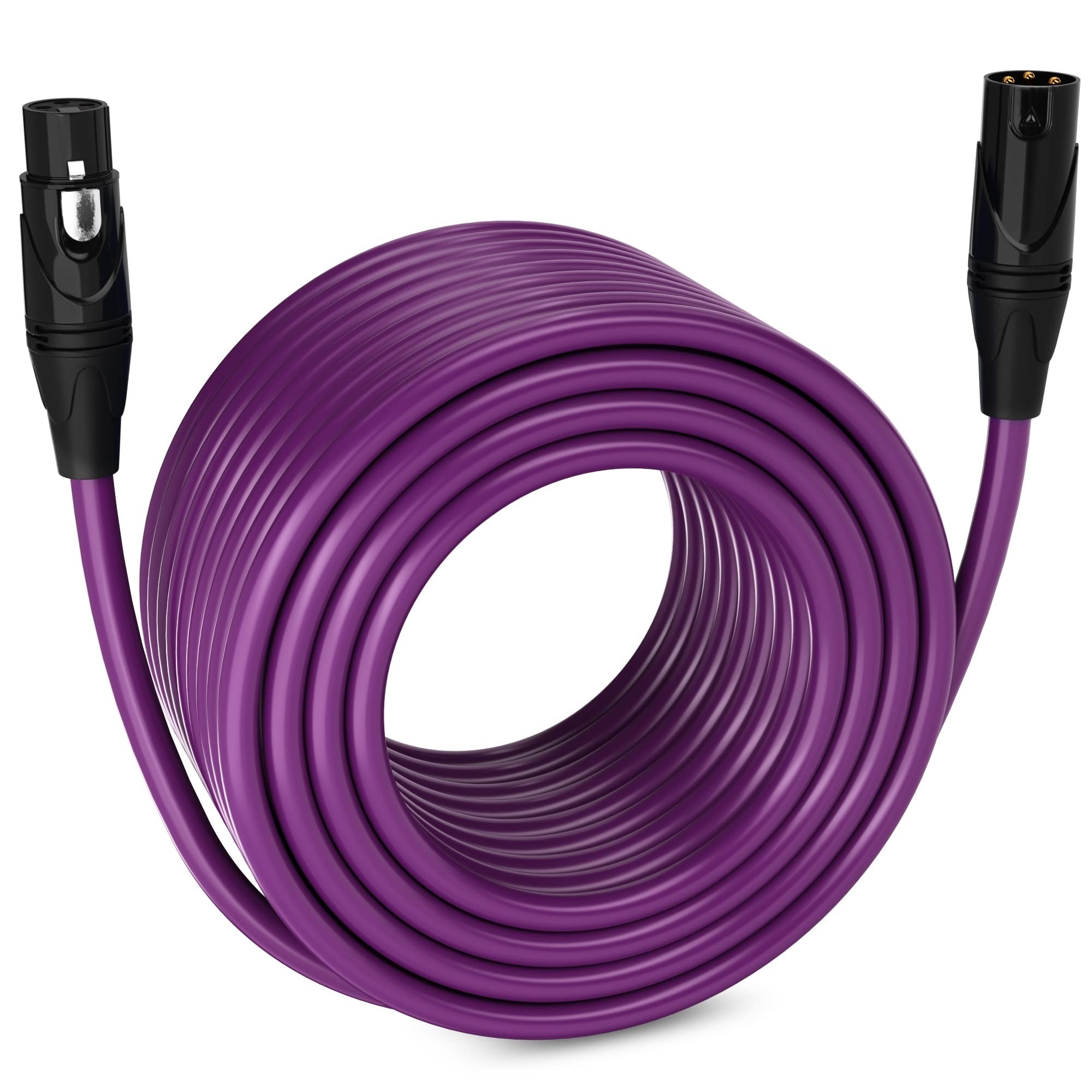 LyxPro 250 ft Balanced XLR Cable - Male to Female - 3 Pin Microphone Cable