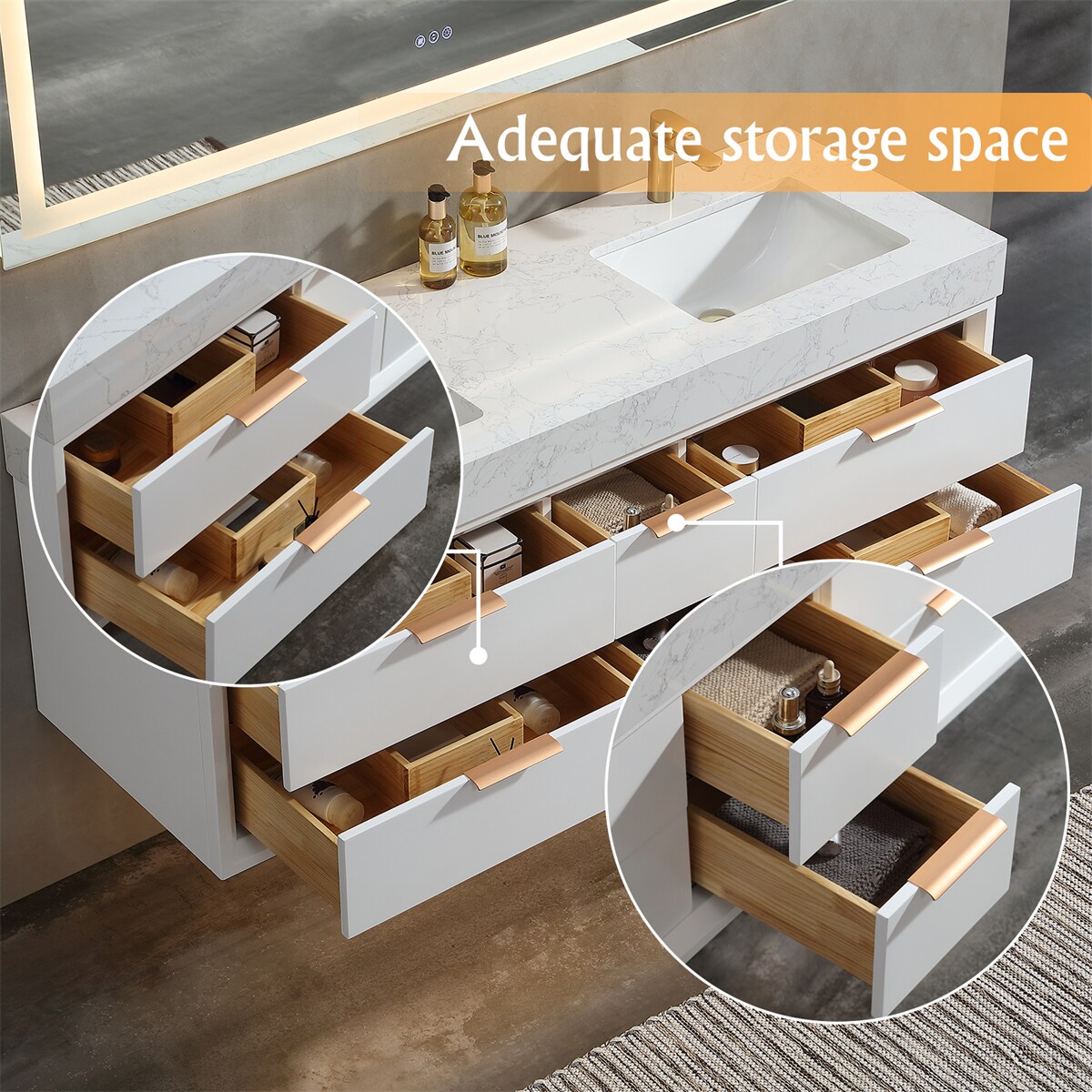 Iseryn AAB60V11WH Bath-Vanity-Combo - View #4