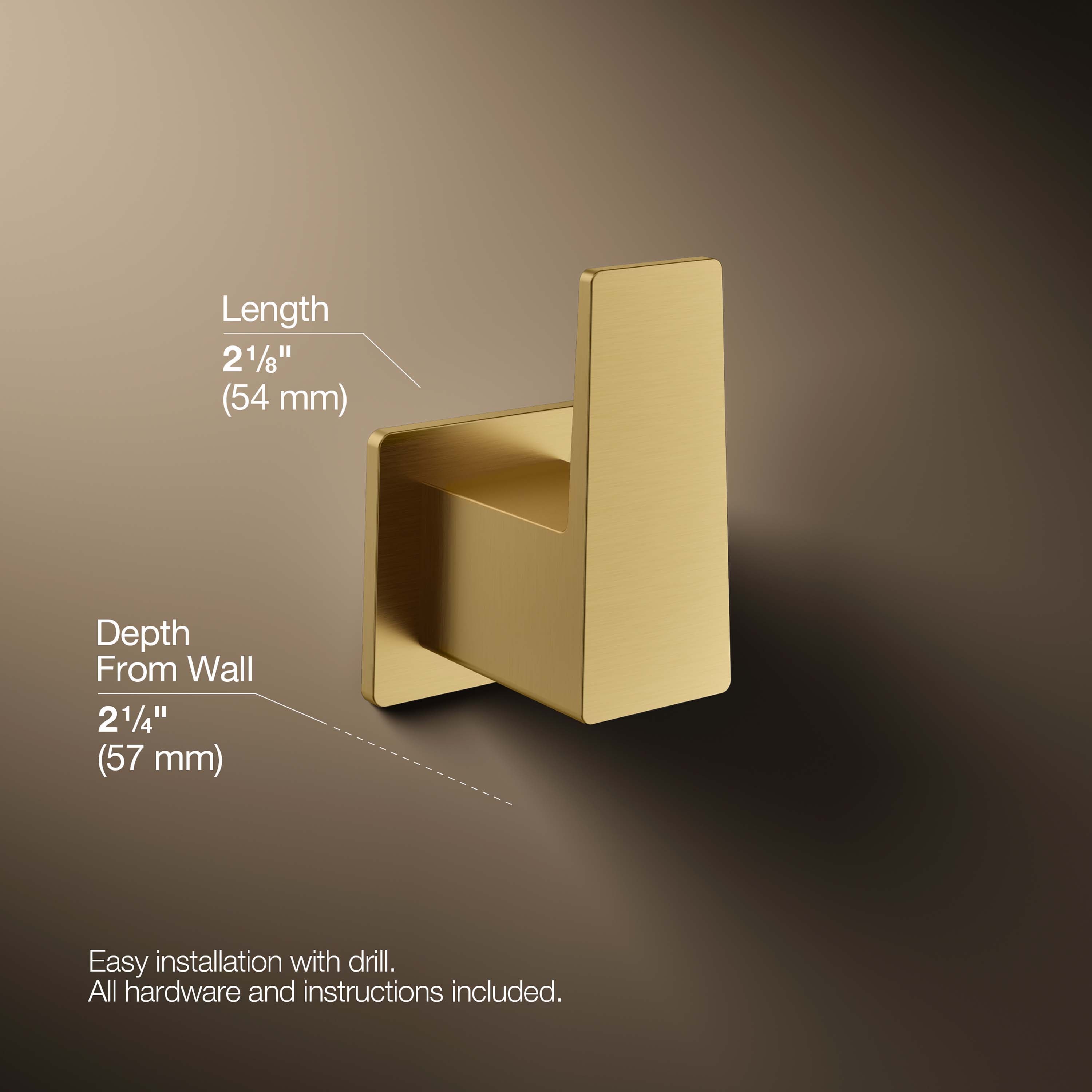 KOHLER 26636-2MB Robe-Hooks - View #3