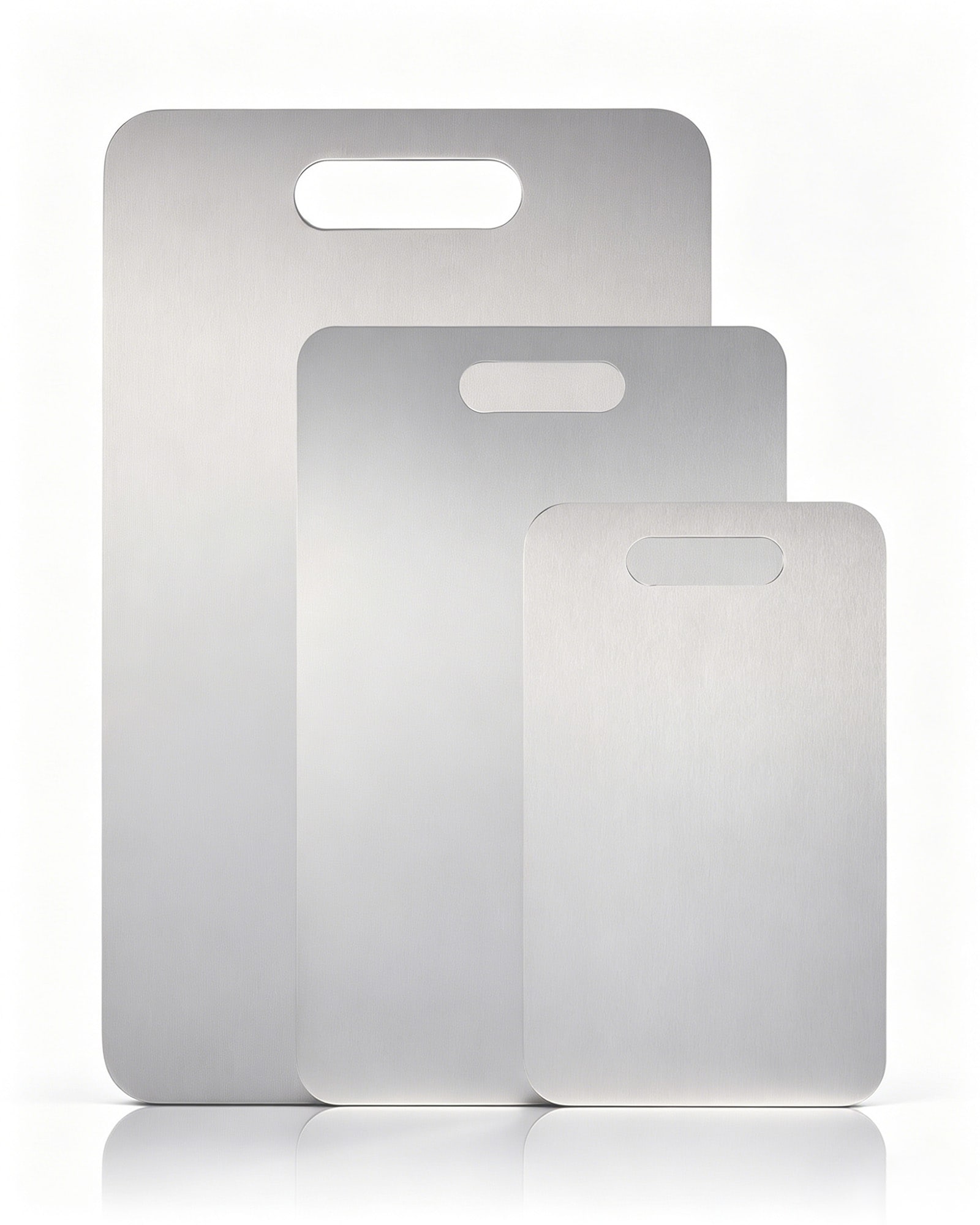Garvee 3 Pack Cutting Board Set Titanium Double Sided Hanging Chopping Boards for Meat Fruit Vegetable Bread