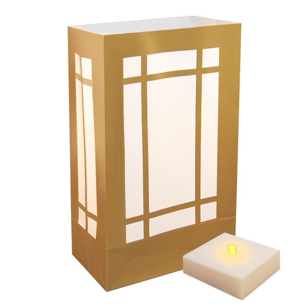 LumaBase 77206 6-Pack 10-in Light Display with White LED Lights