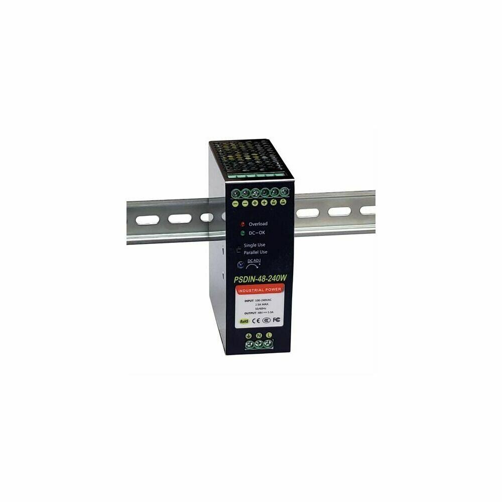  SYBA223811 Tycon PSDIN-48-240W 48V 240 watt AC-DC DIN Rail Mount Industrial Power Supply